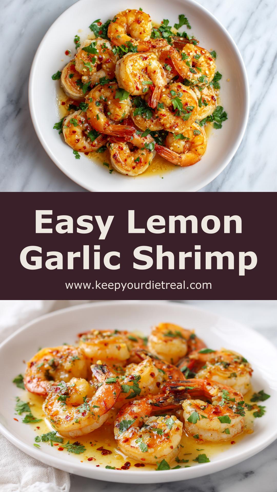 Spicy Lemon Garlic Shrimp with Buttery Citrus Sauce — pin 3