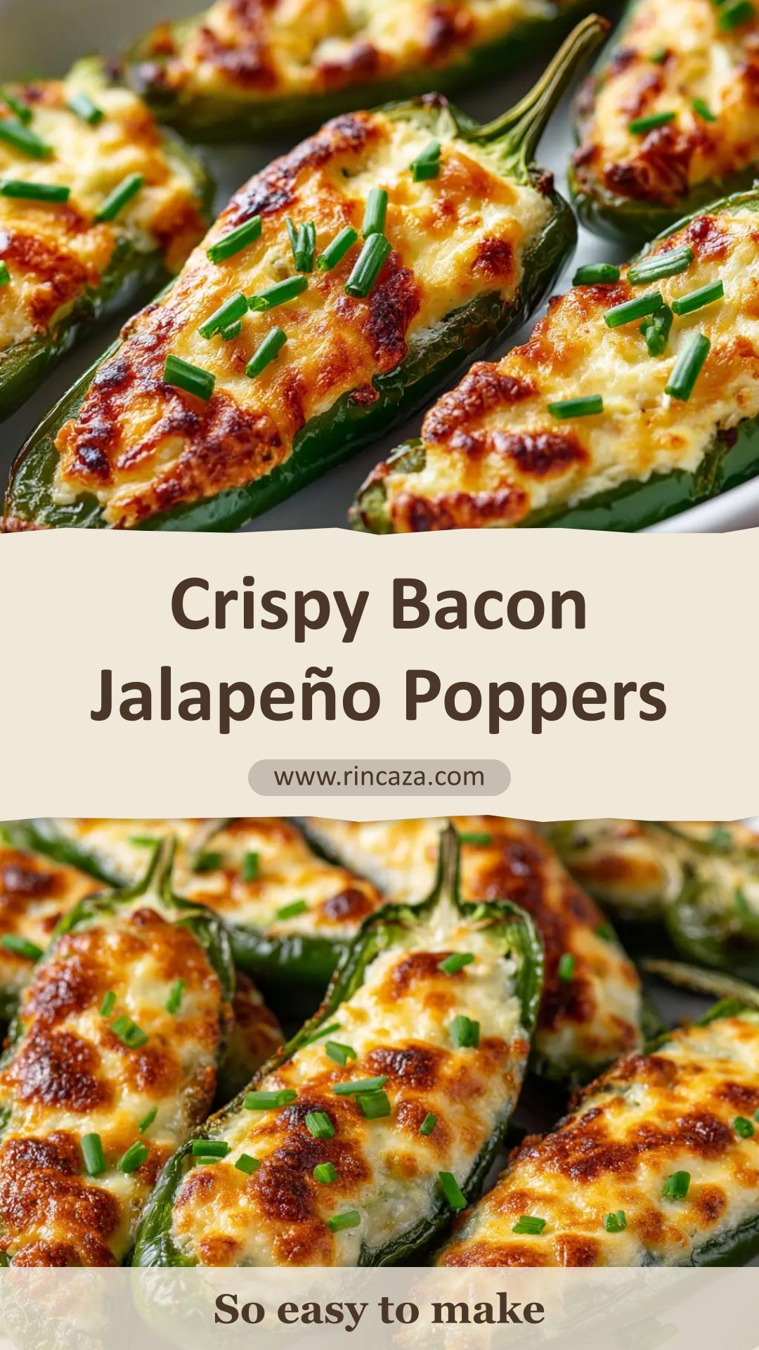 Jalapeño Poppers with Bacon and Sharp Cheddar — pin 2
