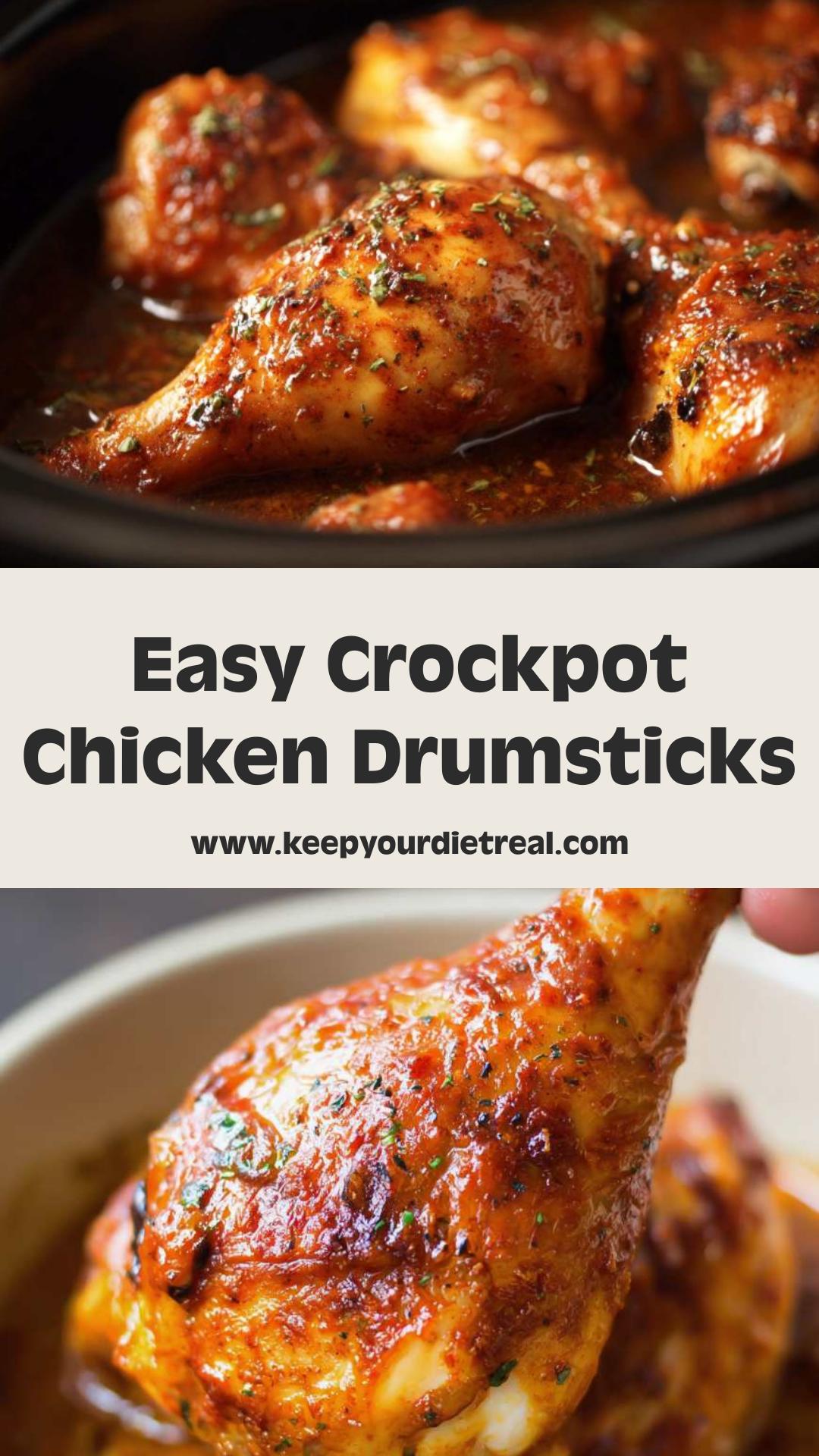 Tender Crockpot Chicken Drumsticks with Savory Garlic Lemon Broth — pin 3