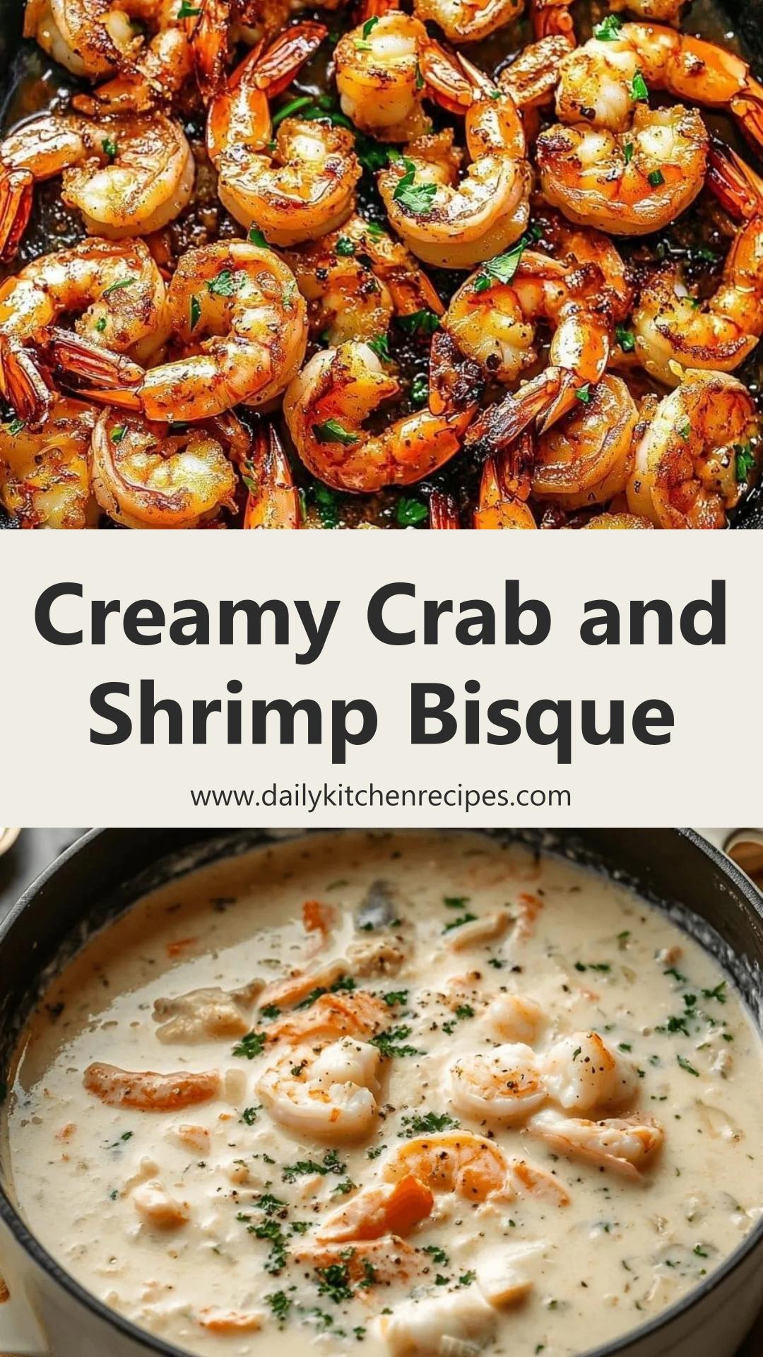 Crab and Shrimp Seafood Bisque 5 Steps Ultimate Delicious — pin 2