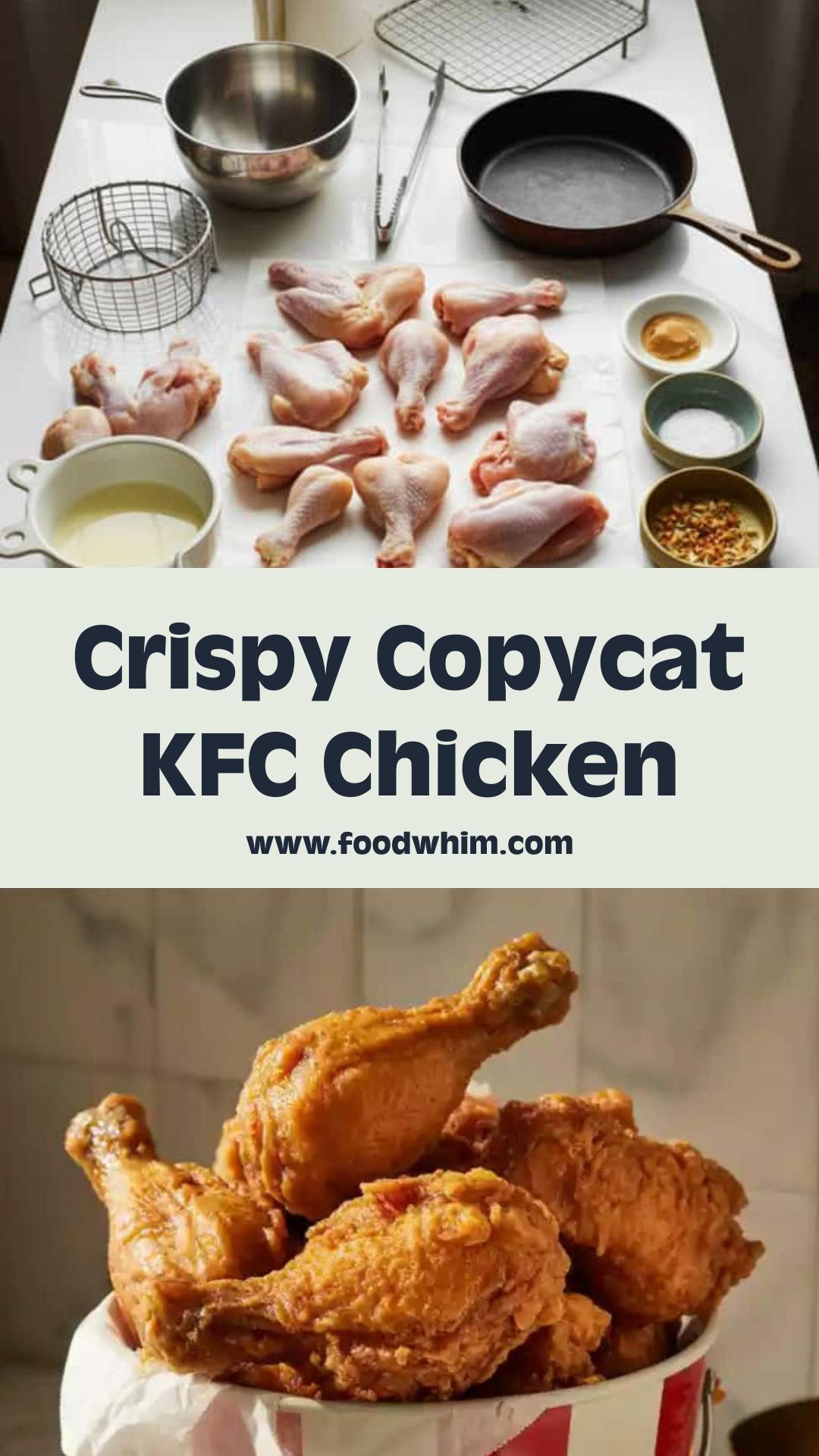 Copycat KFC Chicken With Golden Crunchy Herb-Spice Crust — pin 2