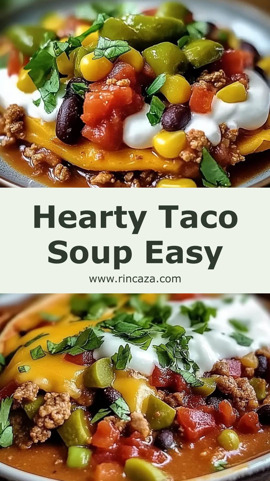 Hearty Taco Soup: A Quick and Customizable Comfort Food — pin 3