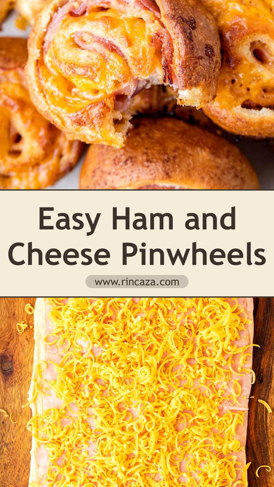Ham and Cheese Pinwheels with Flaky Crescent Dough and Garlic Butter — pin 4
