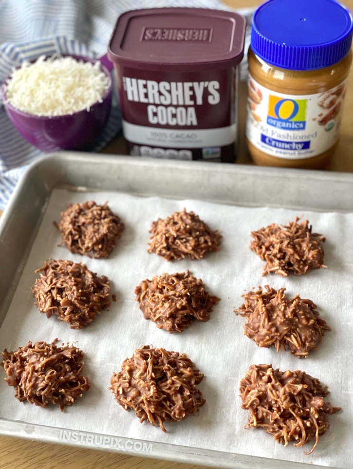 No-Bake Keto Cookies: Quick and Low Carb Treats with Coconut and Peanut Butter