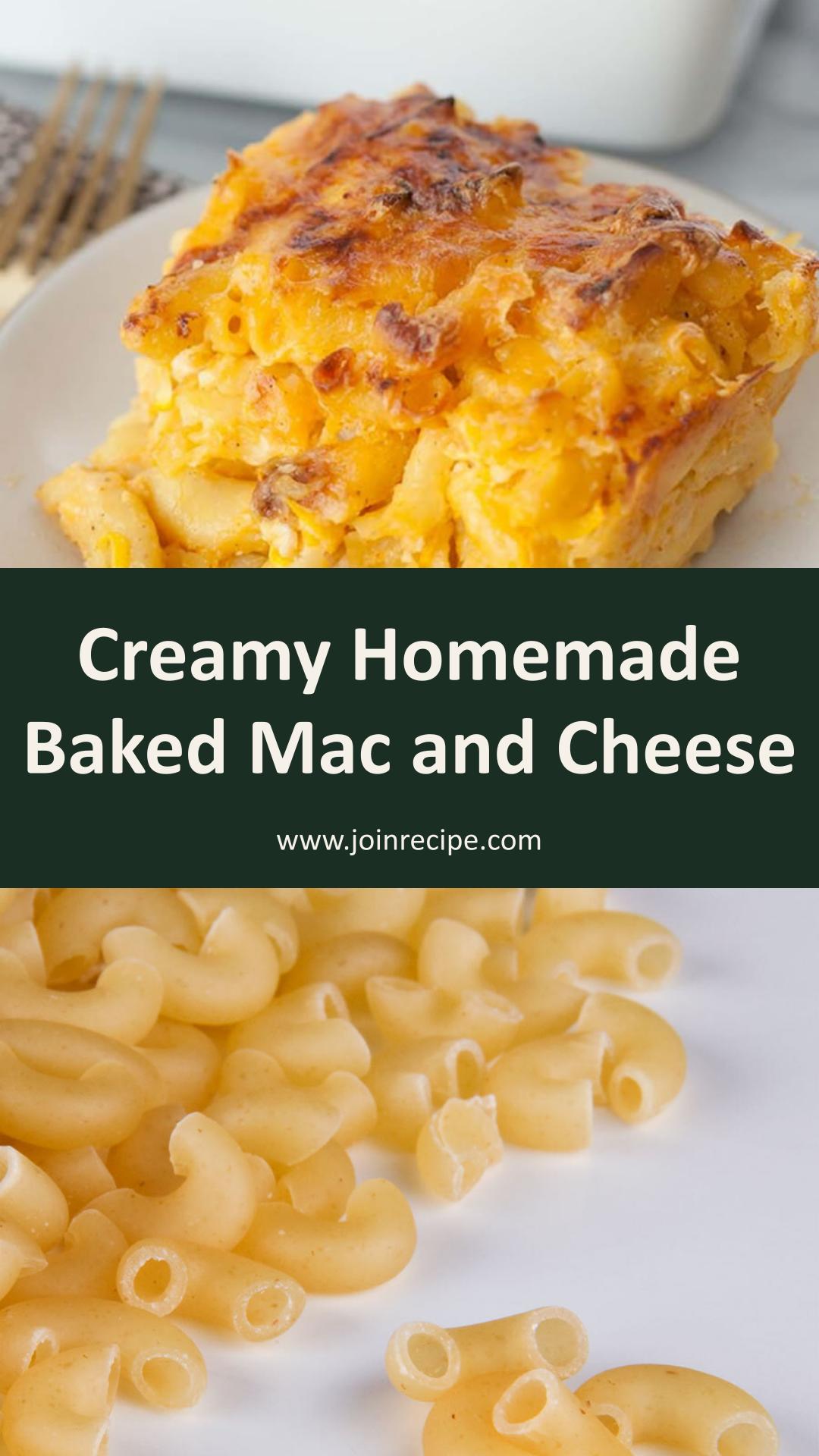 Homemade Baked Mac and Cheese — pin 1