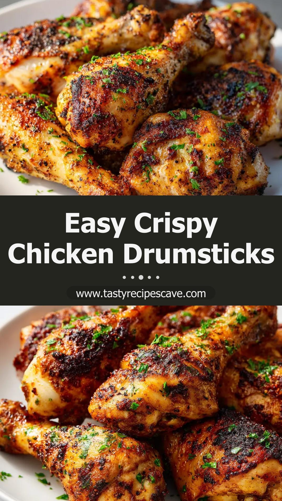 Oven-Baked Chicken Drumsticks with Crispy Skin — pin 1