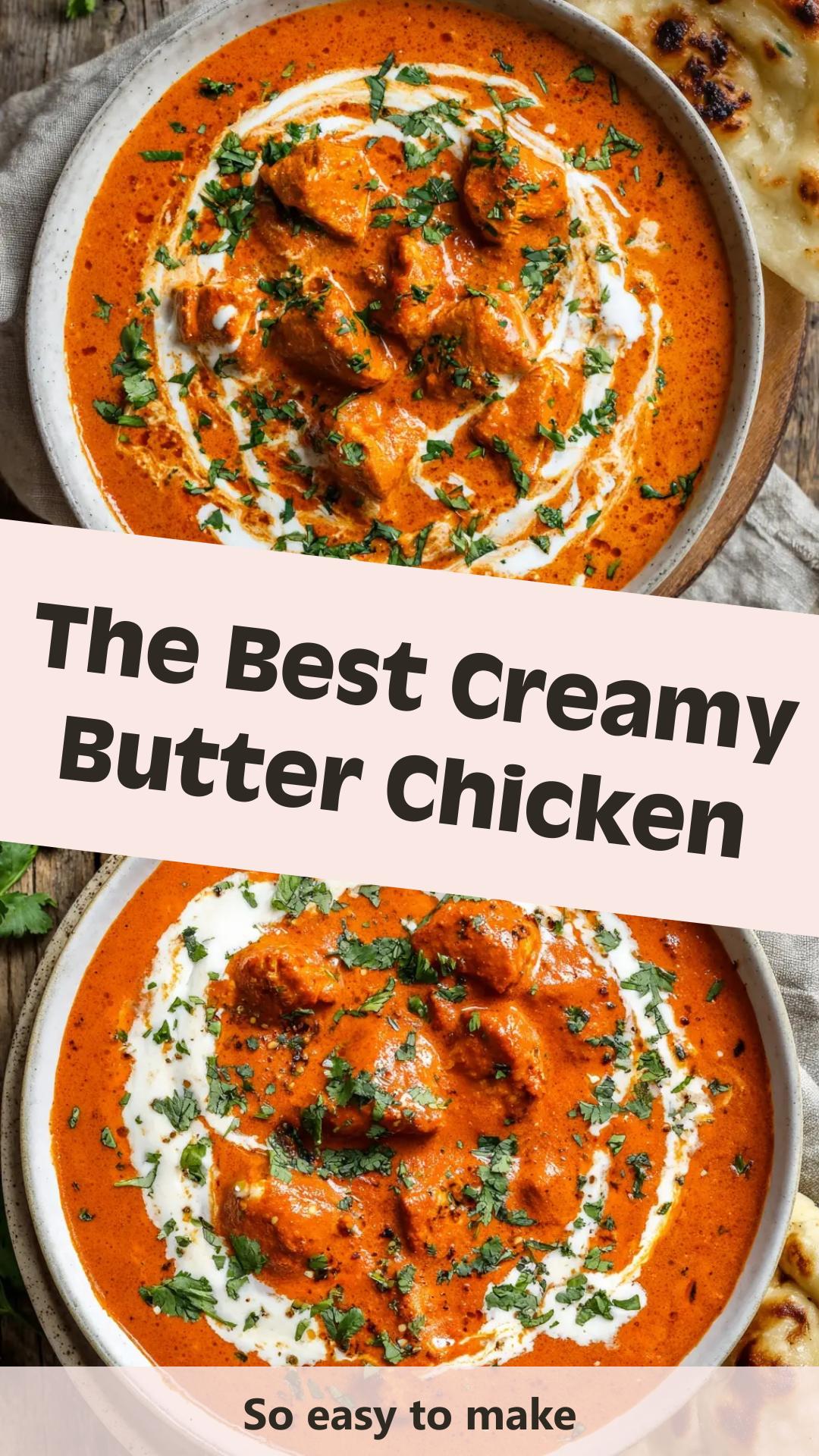 Creamy Butter Chicken with Blistered Naan — pin 1