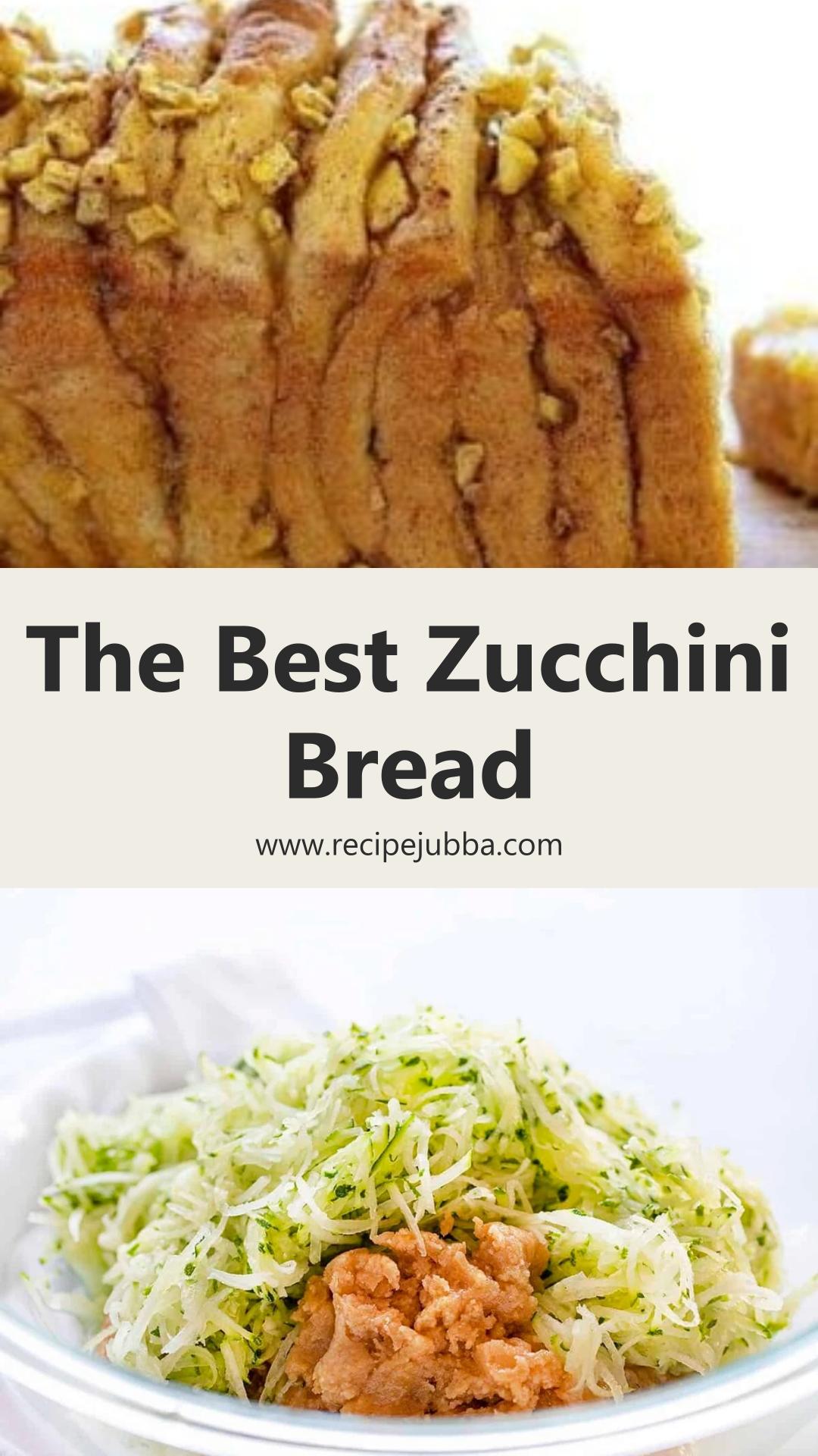 Zucchini Bread With Fresh Zucchini Flavor and a Tender Crumb — pin 1