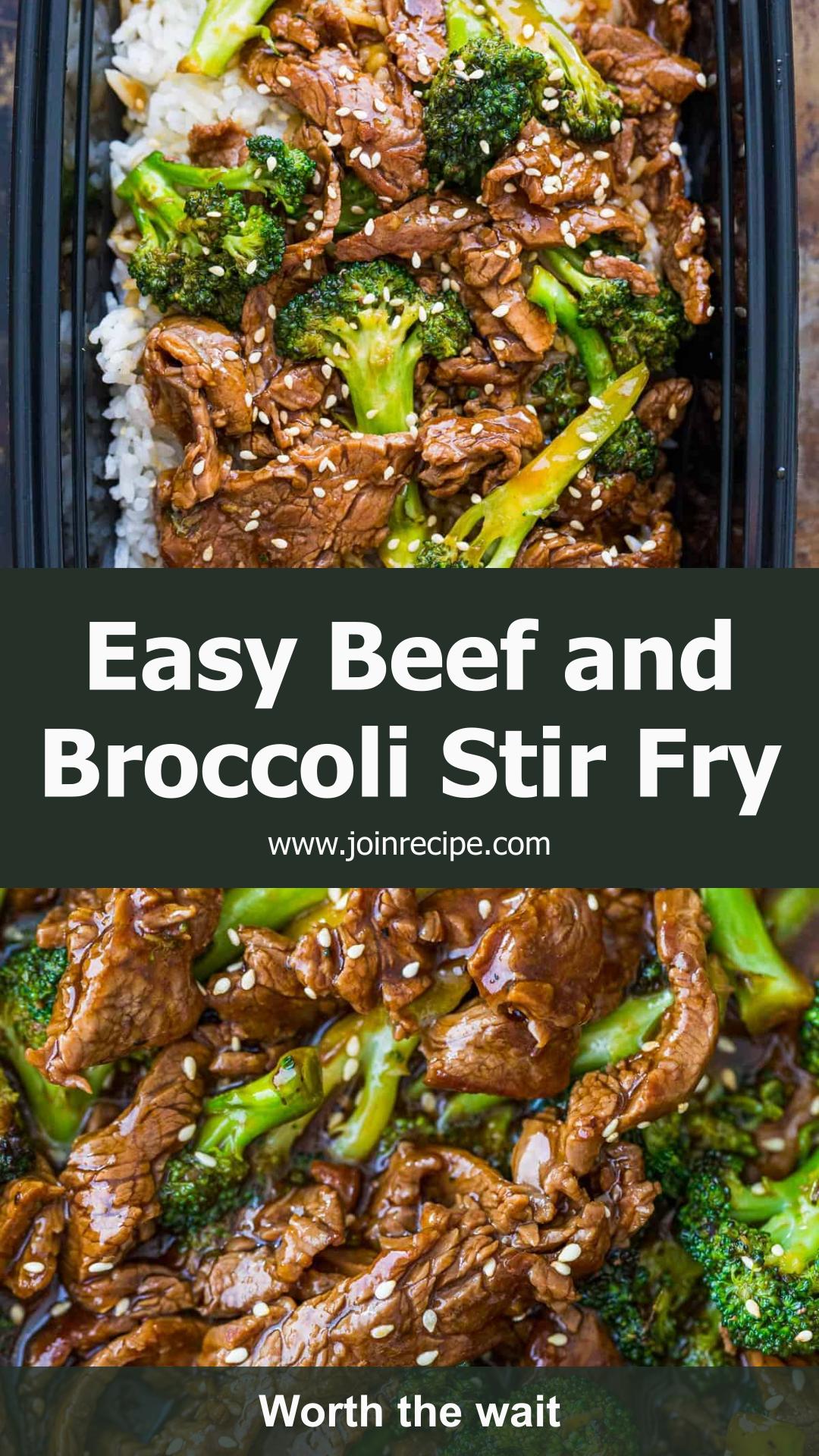Beef and Broccoli Stir Fry with Tender Flank Steak and Fresh Broccoli — pin 3