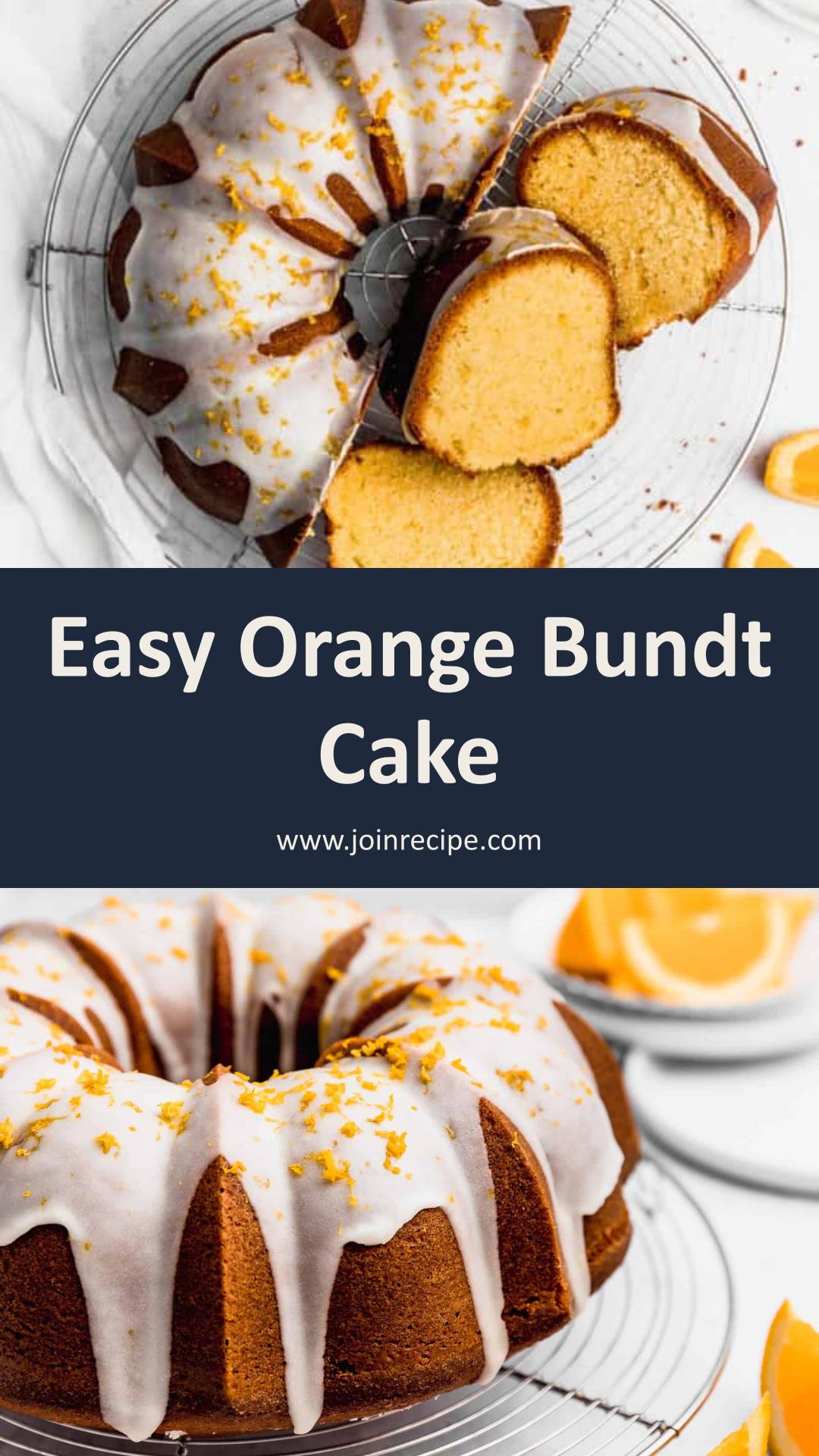 Easy Orange Bundt Cake — pin 3