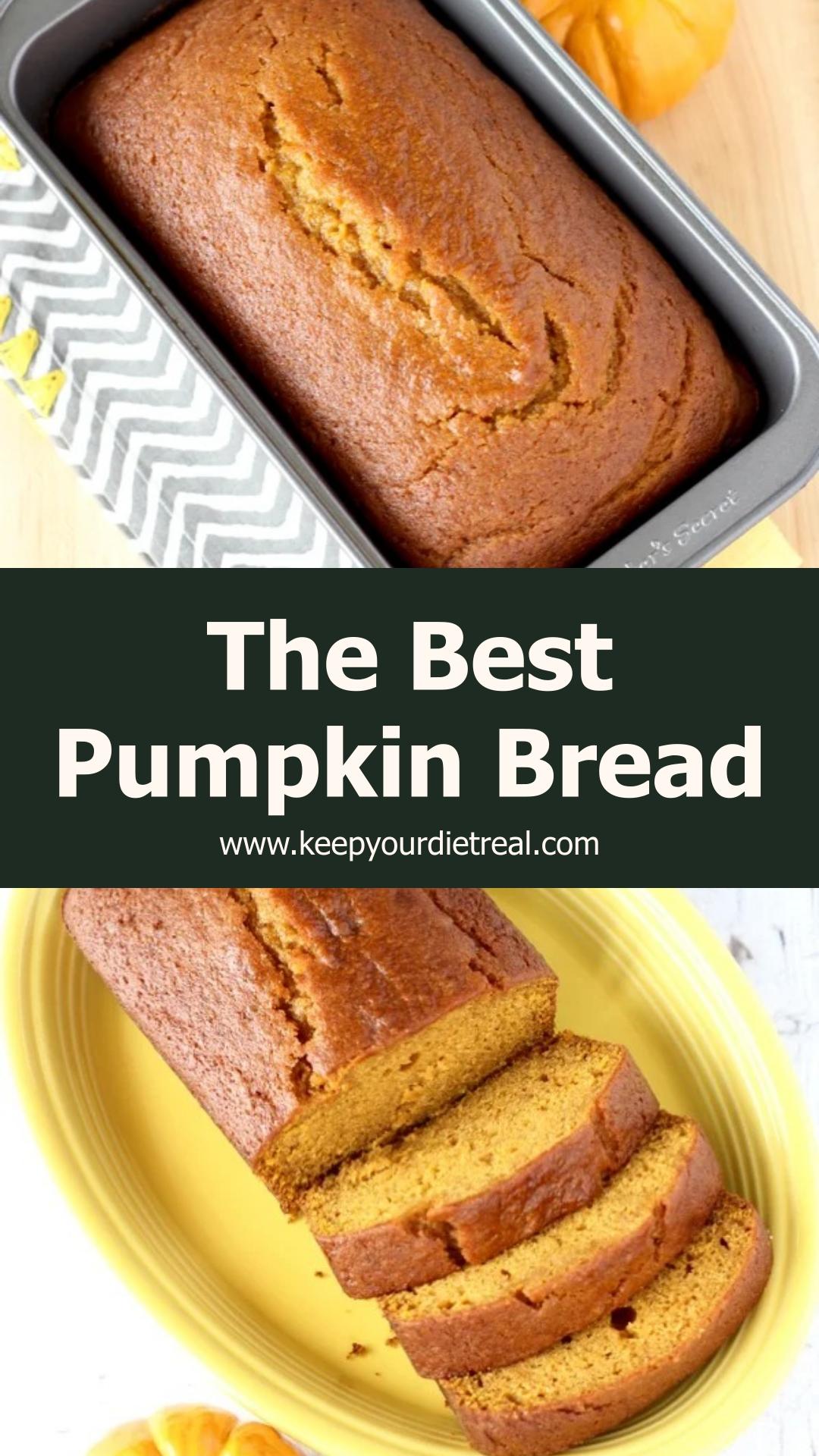 Pumpkin Bread with Soft Crumb and Warm Cinnamon Nutmeg Spice — pin 1