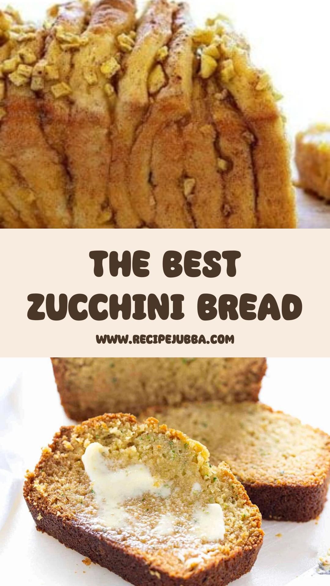 Zucchini Bread With Fresh Zucchini Flavor and a Tender Crumb — pin 3