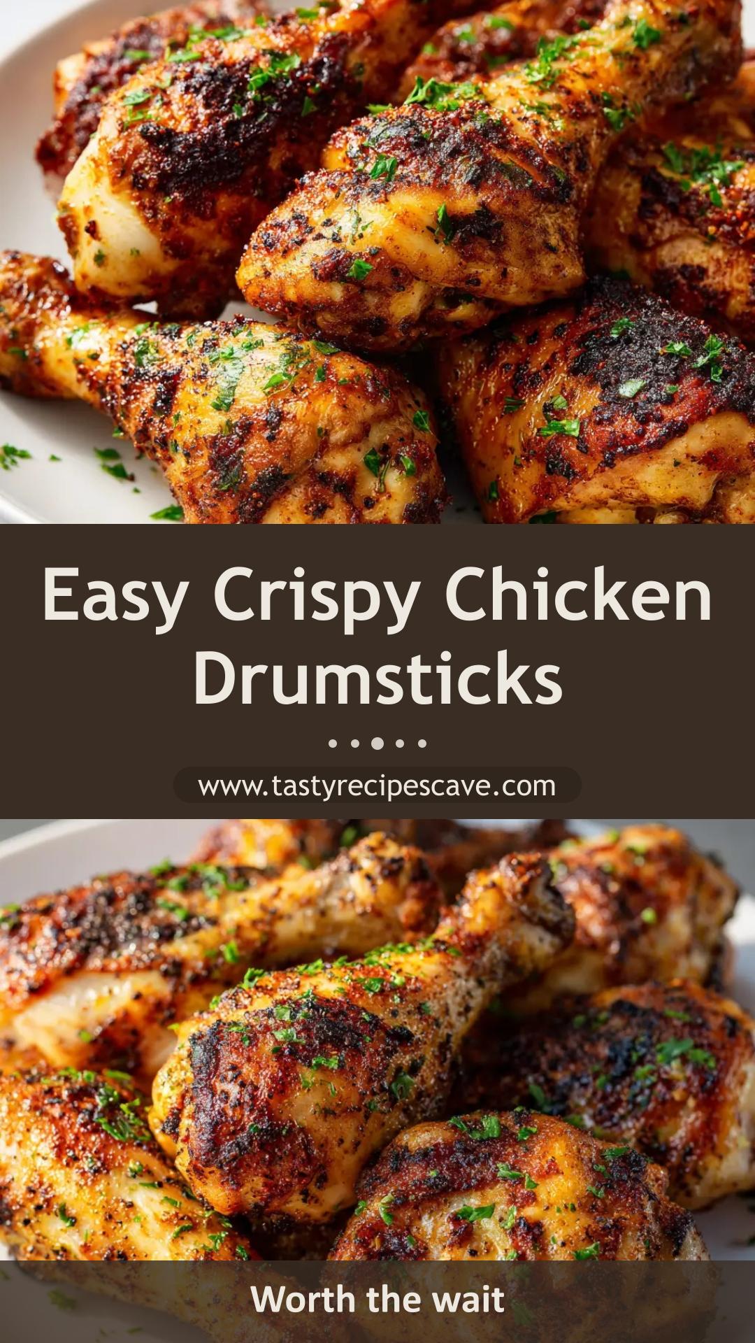 Oven-Baked Chicken Drumsticks with Crispy Skin — pin 2