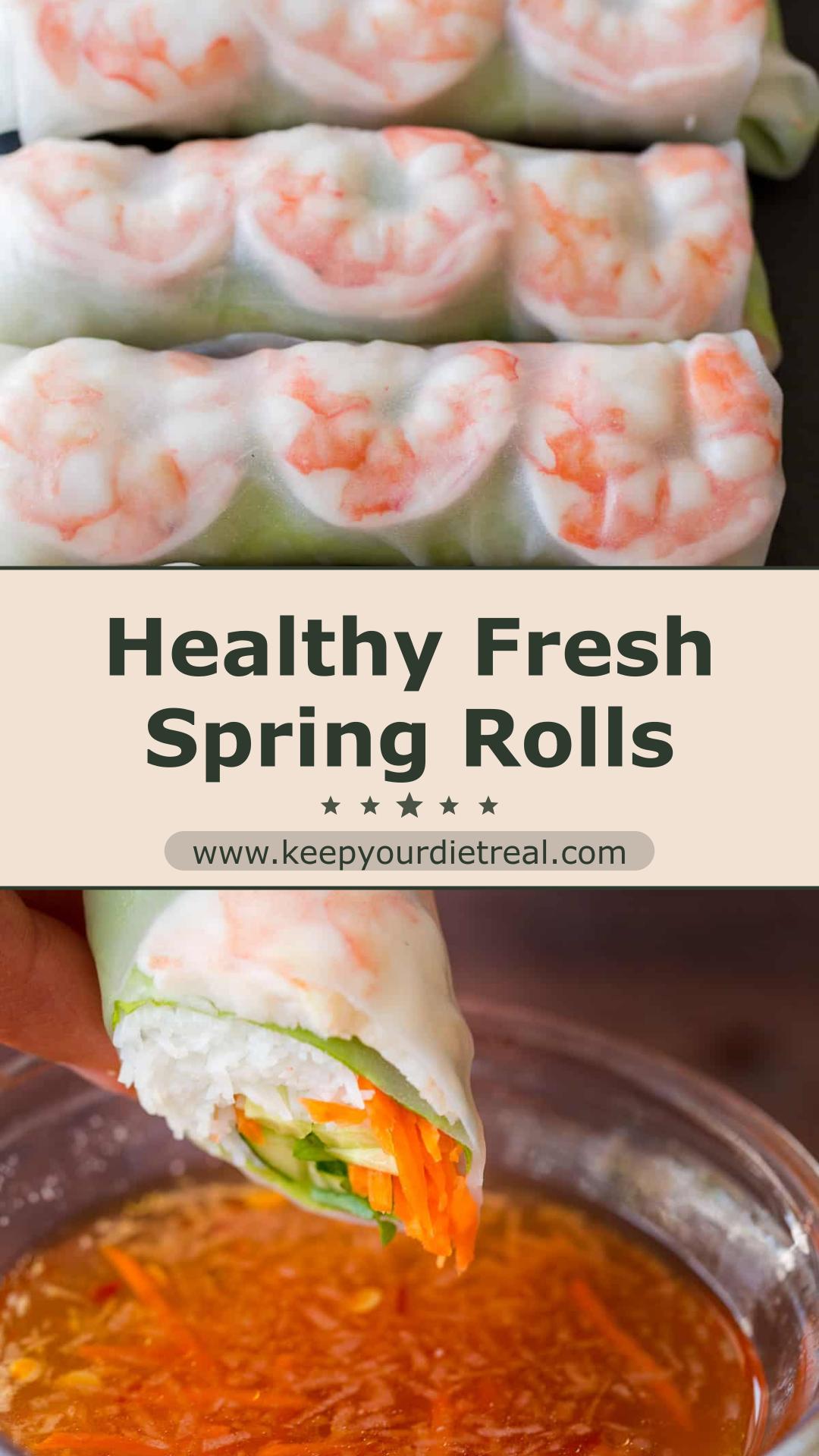 How to make Fresh Spring Rolls — pin 3