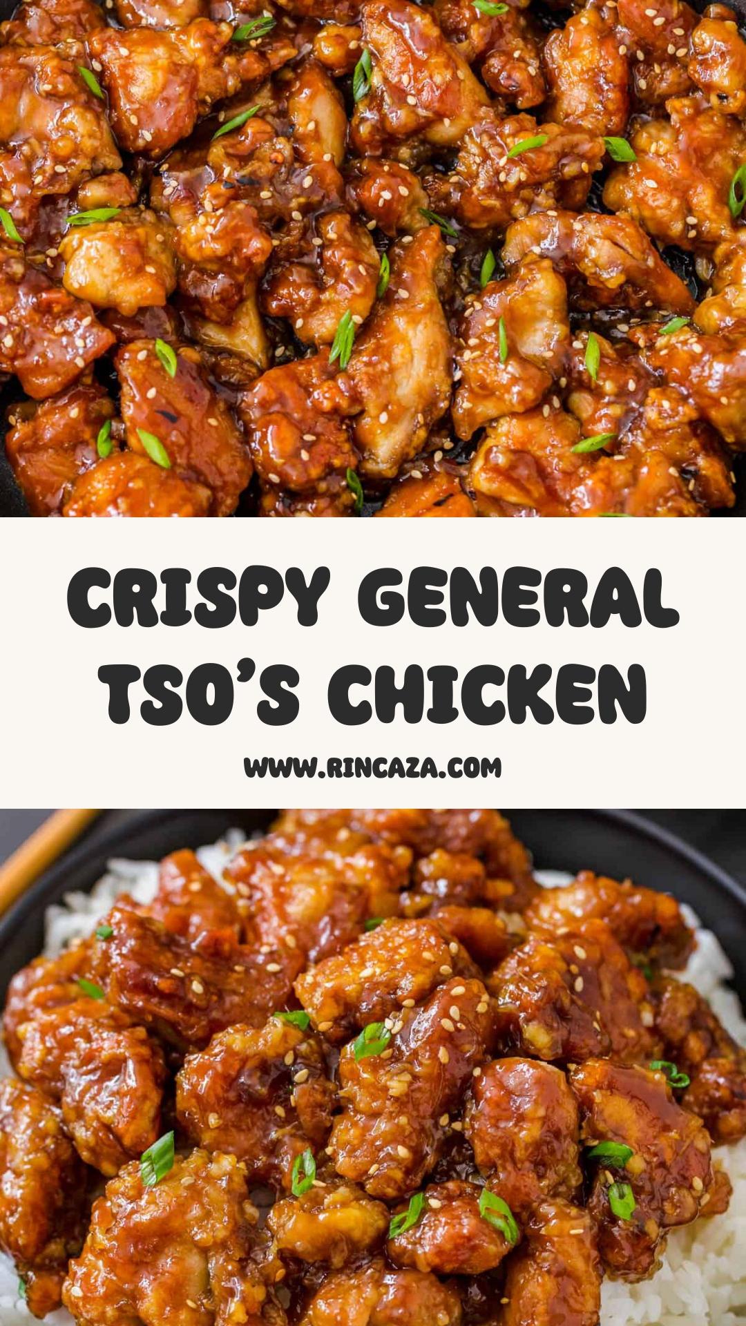 General Tso’s Chicken with Crisp Golden Coating and Tangy Sweet-Spicy Sauce — pin 2
