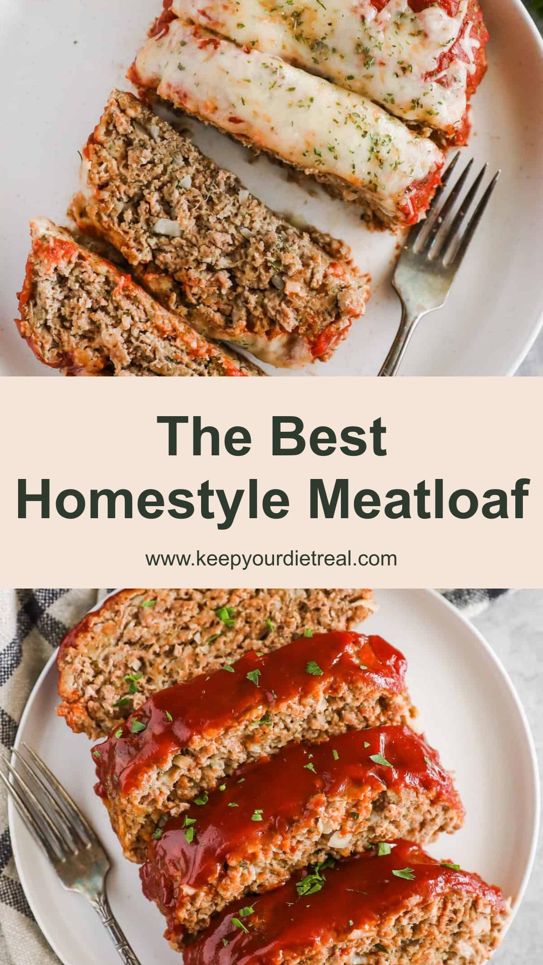 Classic Homestyle Meatloaf with Tangy Ketchup Glaze — pin 4