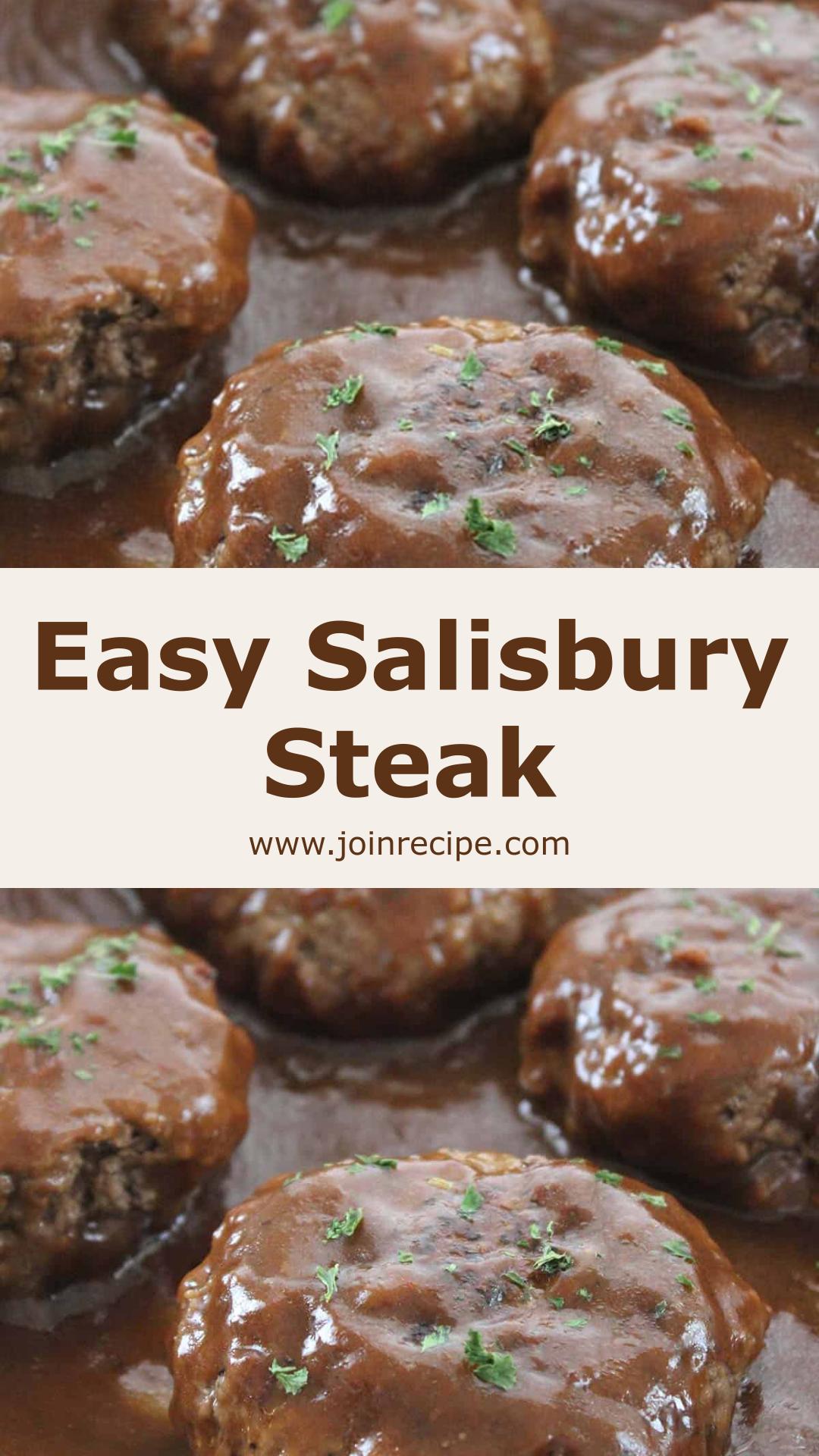 Simple Salisbury Steak: Quick Comfort Food for Weeknight Dinners — pin 2