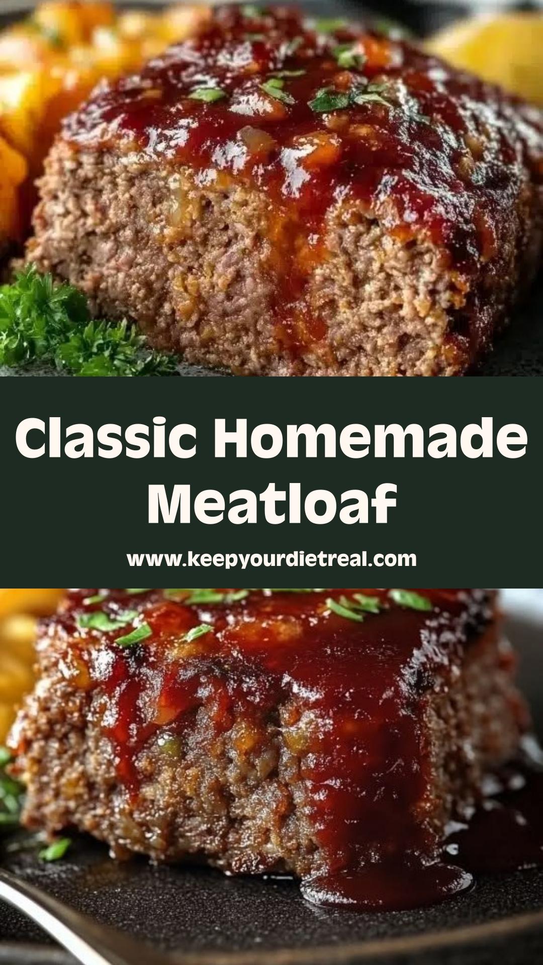 Classic Homemade Old Fashioned Meatloaf: A Comforting Family Favorite — pin 1