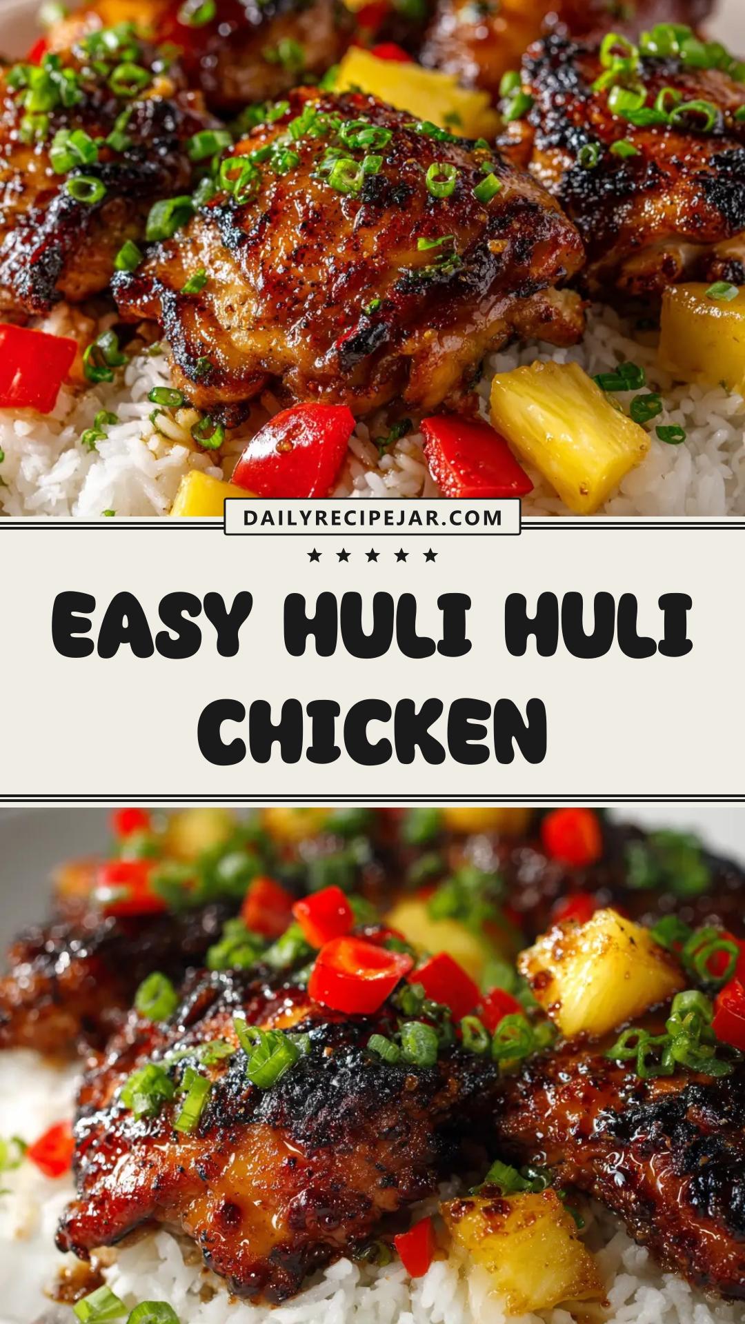 Huli Huli Chicken with Pineapple Ginger Glaze — pin 2