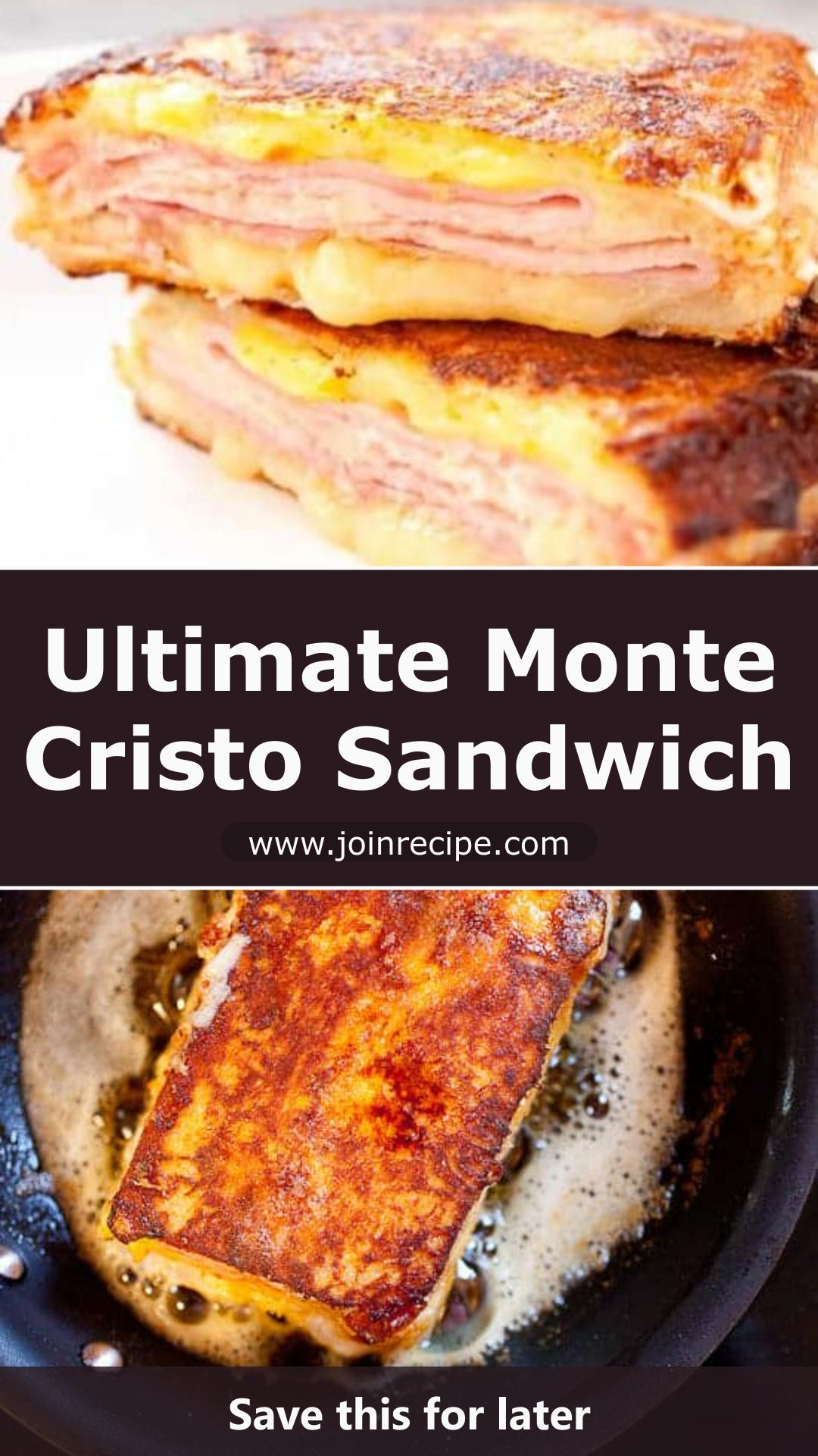 Classic Monte Cristo Sandwich with Melted Gouda and Golden Egg Coating — pin 1