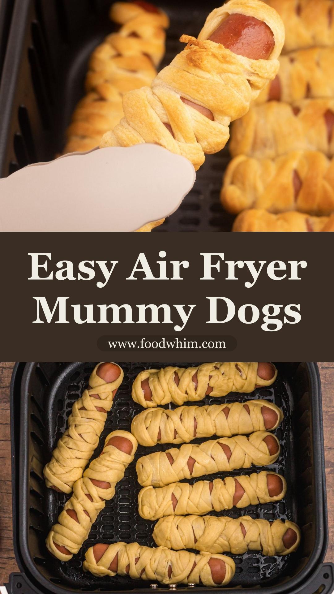 Air Fryer Mummy Dogs with Golden Crescent Dough — pin 3