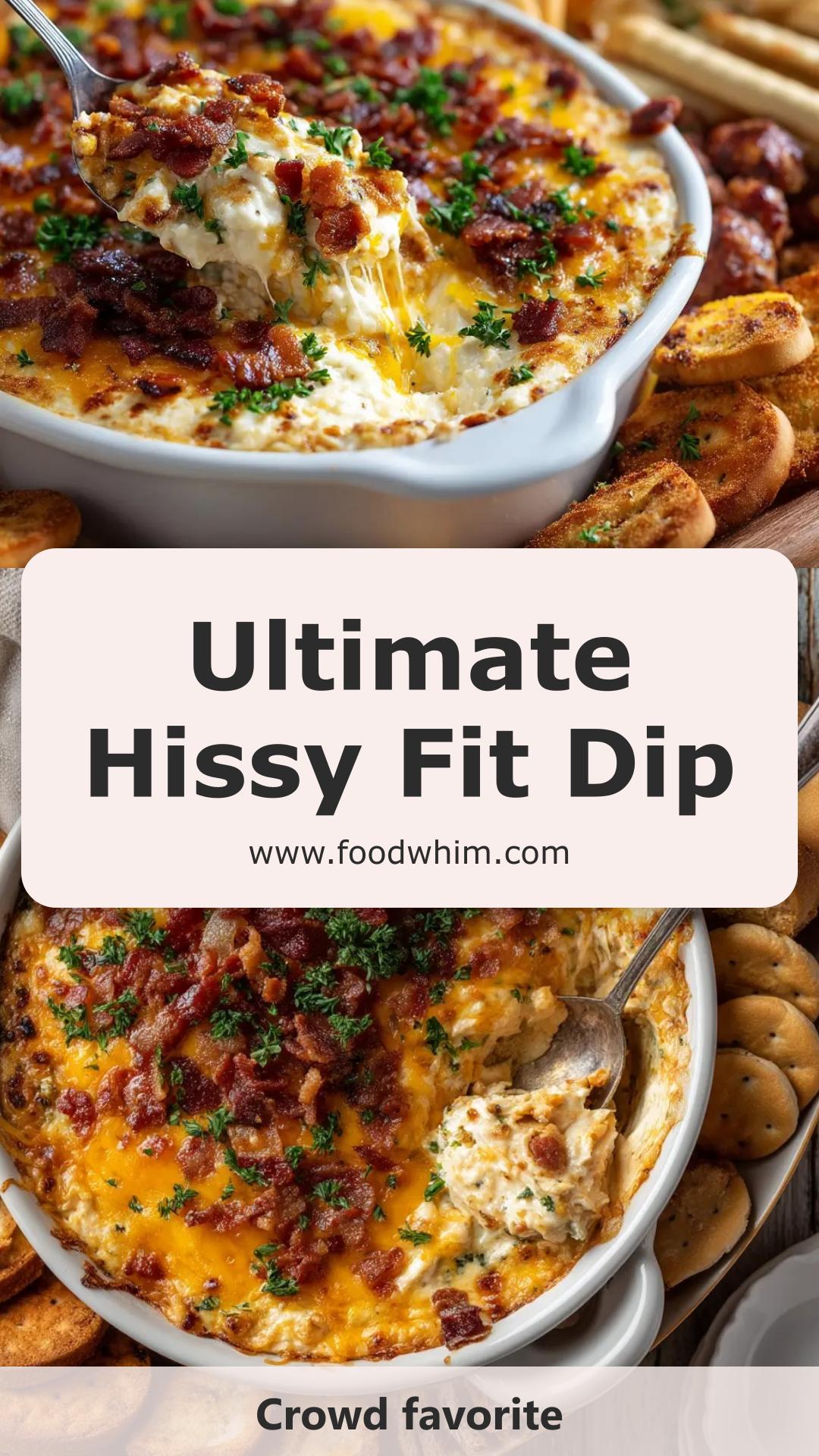 Hissy Fit Dip with Sausage and Velveeta — pin 1