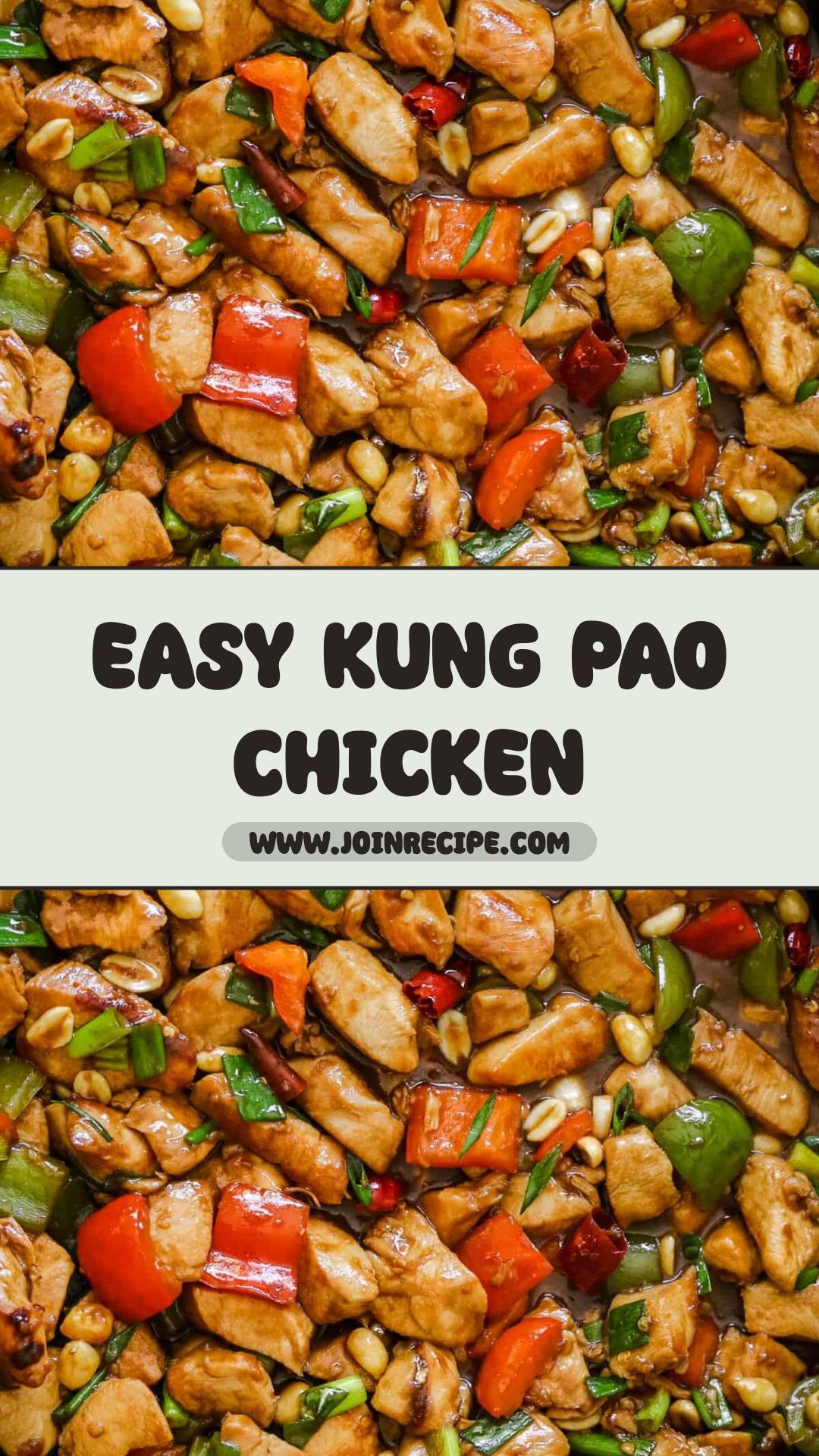 Kung Pao Chicken with Sweet-Sour Sauce and Roasted Peanuts — pin 1