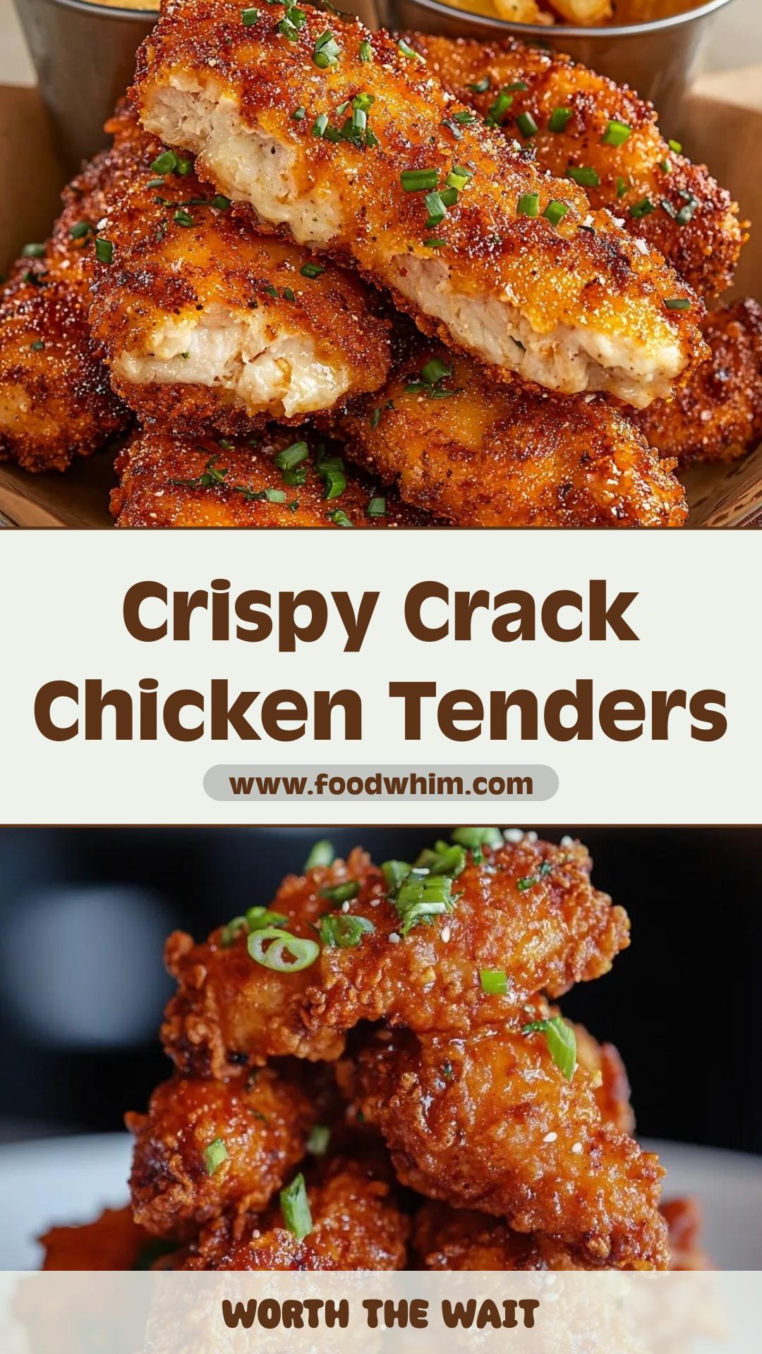 Crack Chicken Tenders with Ranch Parmesan Ritz Cracker Coating — pin 4
