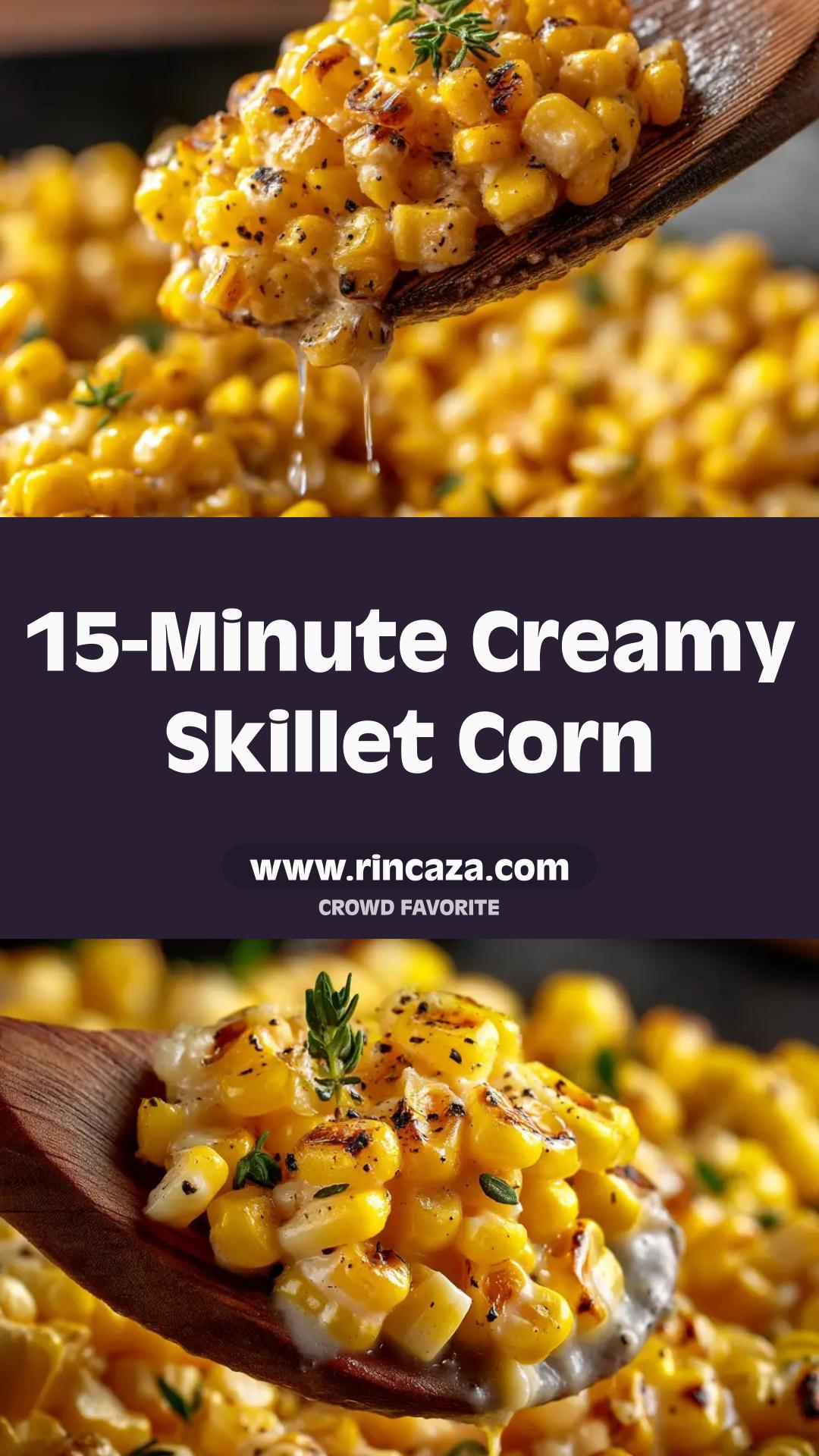 Creamy Honey Butter Skillet Corn: A 15-Minute Side Dish — pin 2