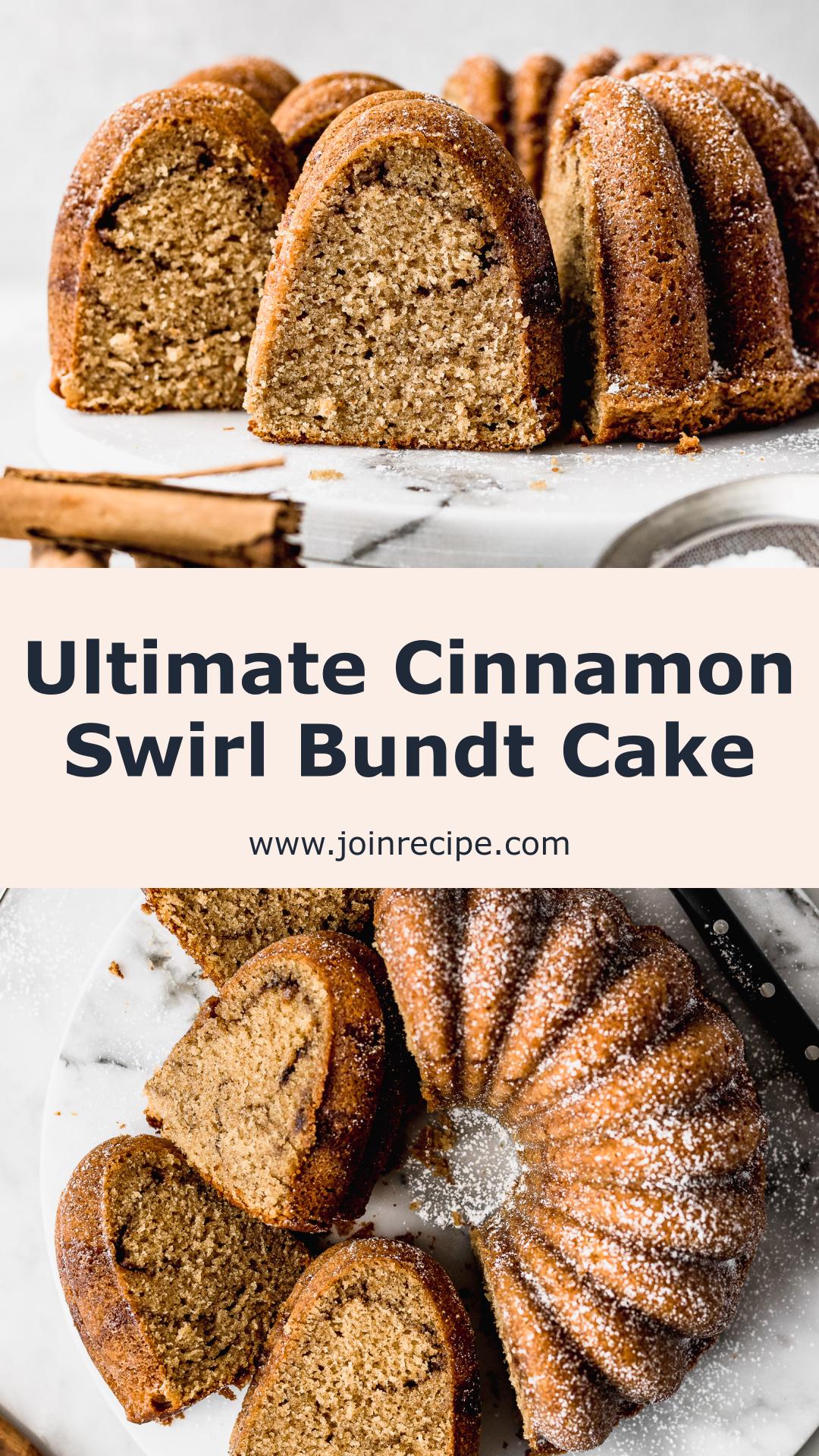 Cinnamon Swirl Bundt Cake — pin 1