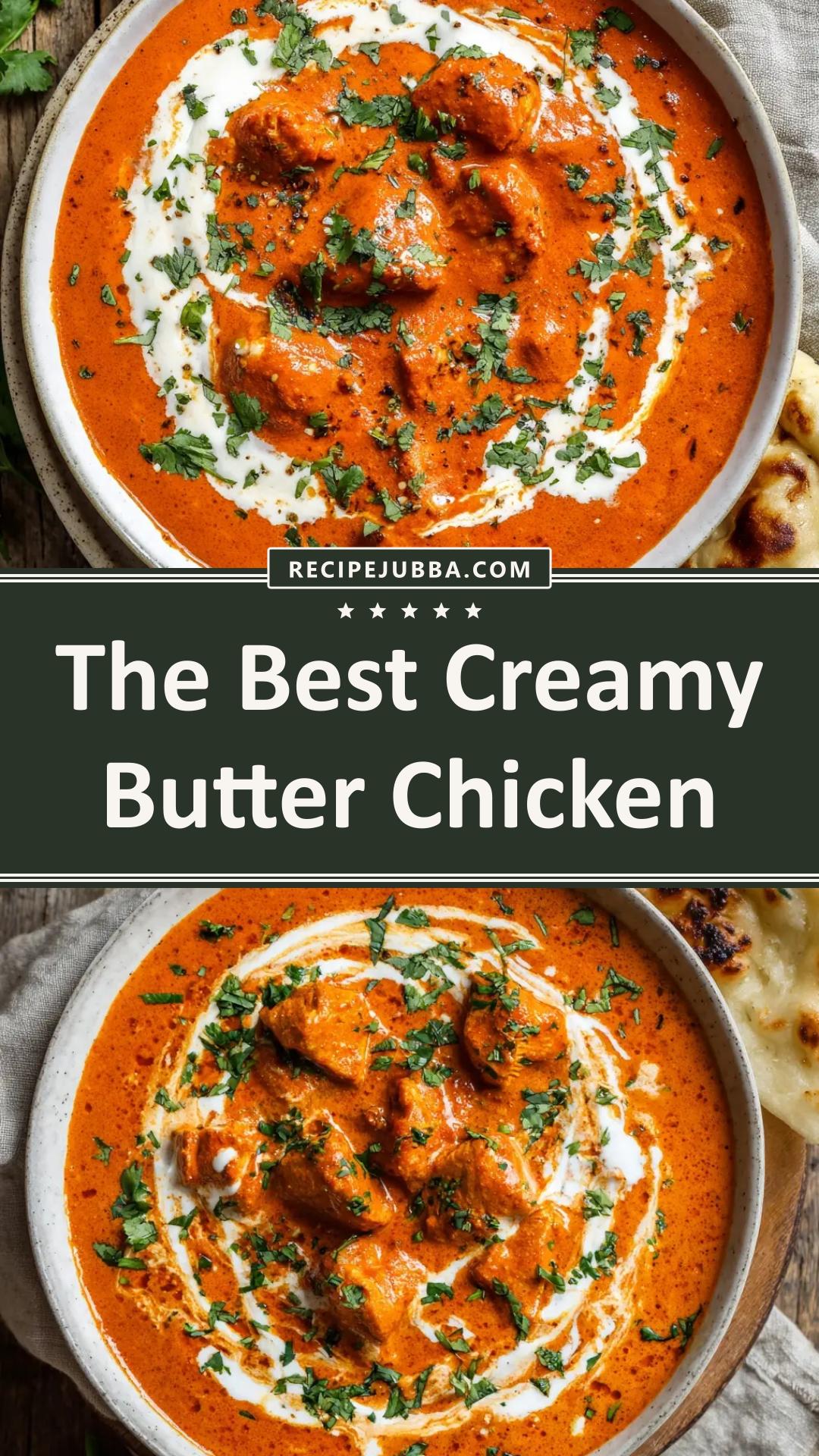 Creamy Butter Chicken with Blistered Naan — pin 2