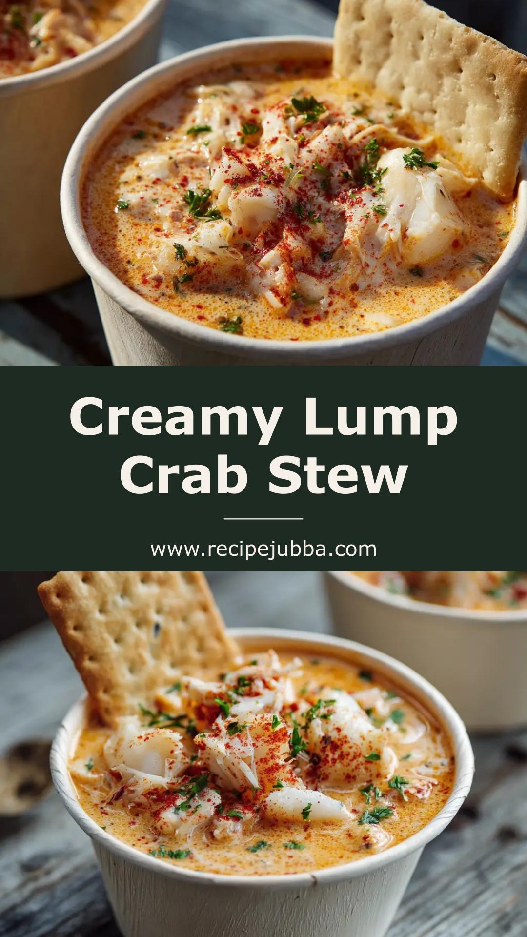 Crab Stew with Lump Crab and Sherry Cream Broth — pin 1