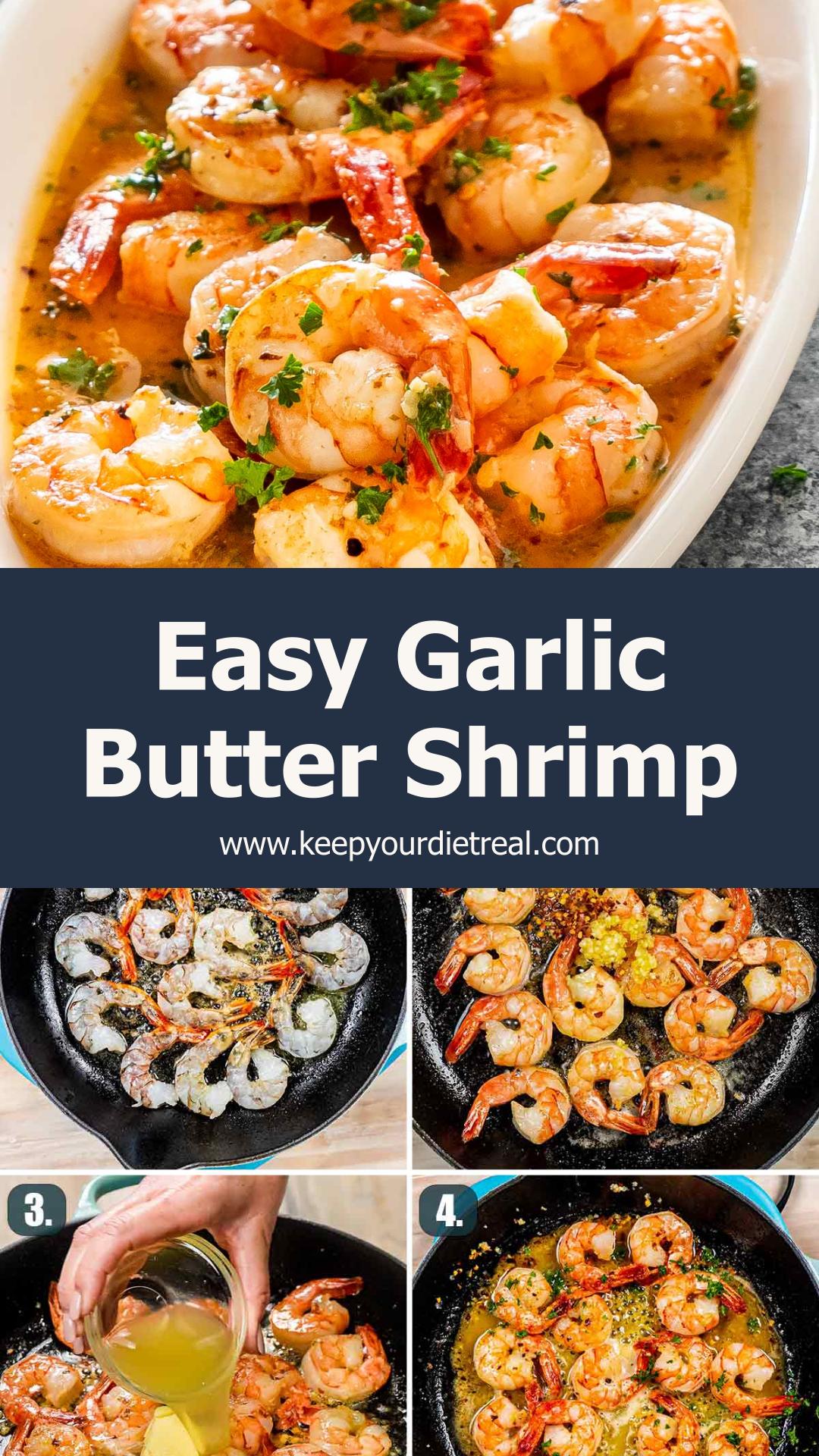 Garlic Butter Shrimp with Lemon, Parsley, and Red Pepper Flakes — pin 2