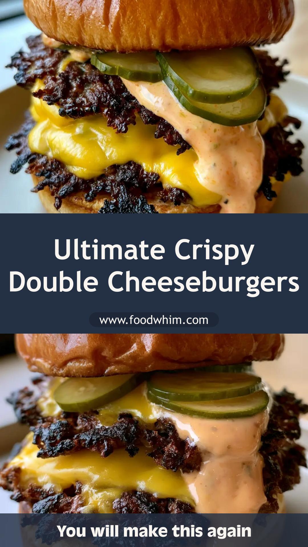 Smash Burger Recipe: Ultra-Crispy Double Cheeseburgers — pin 2