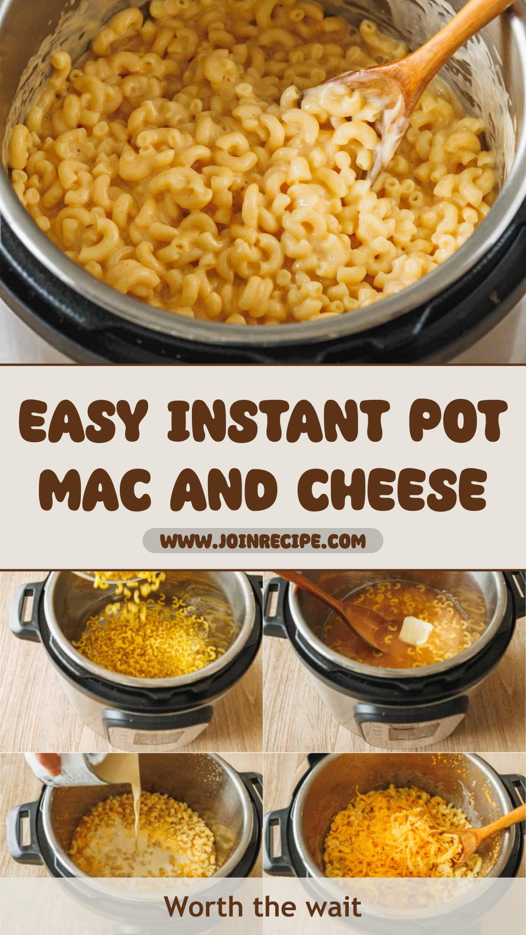 Instant Pot Mac and Cheese With Creamy Cheddar and Monterey Jack — pin 3