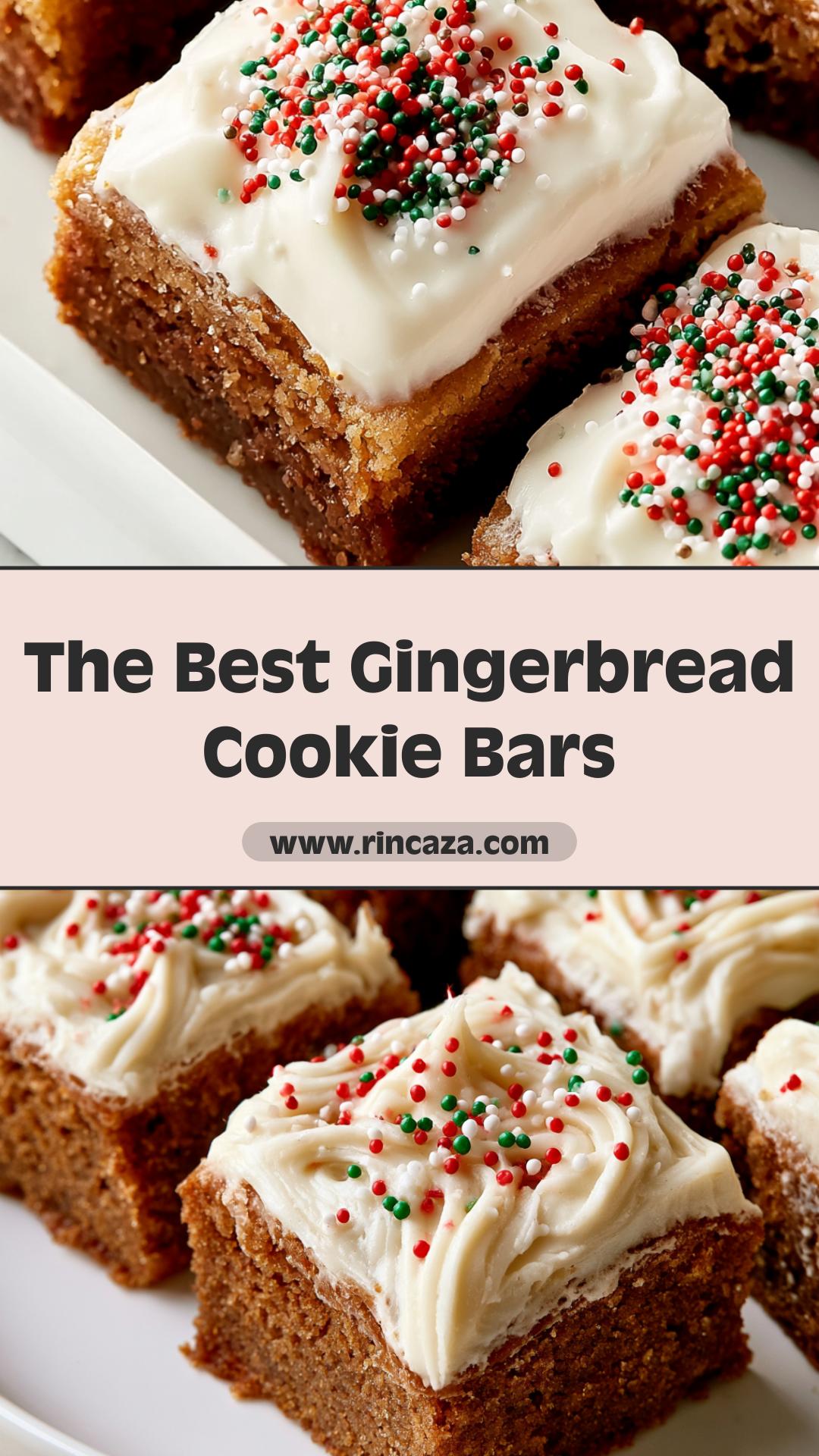 Soft Gingerbread Cookie Bars with Cream Cheese Icing — pin 4
