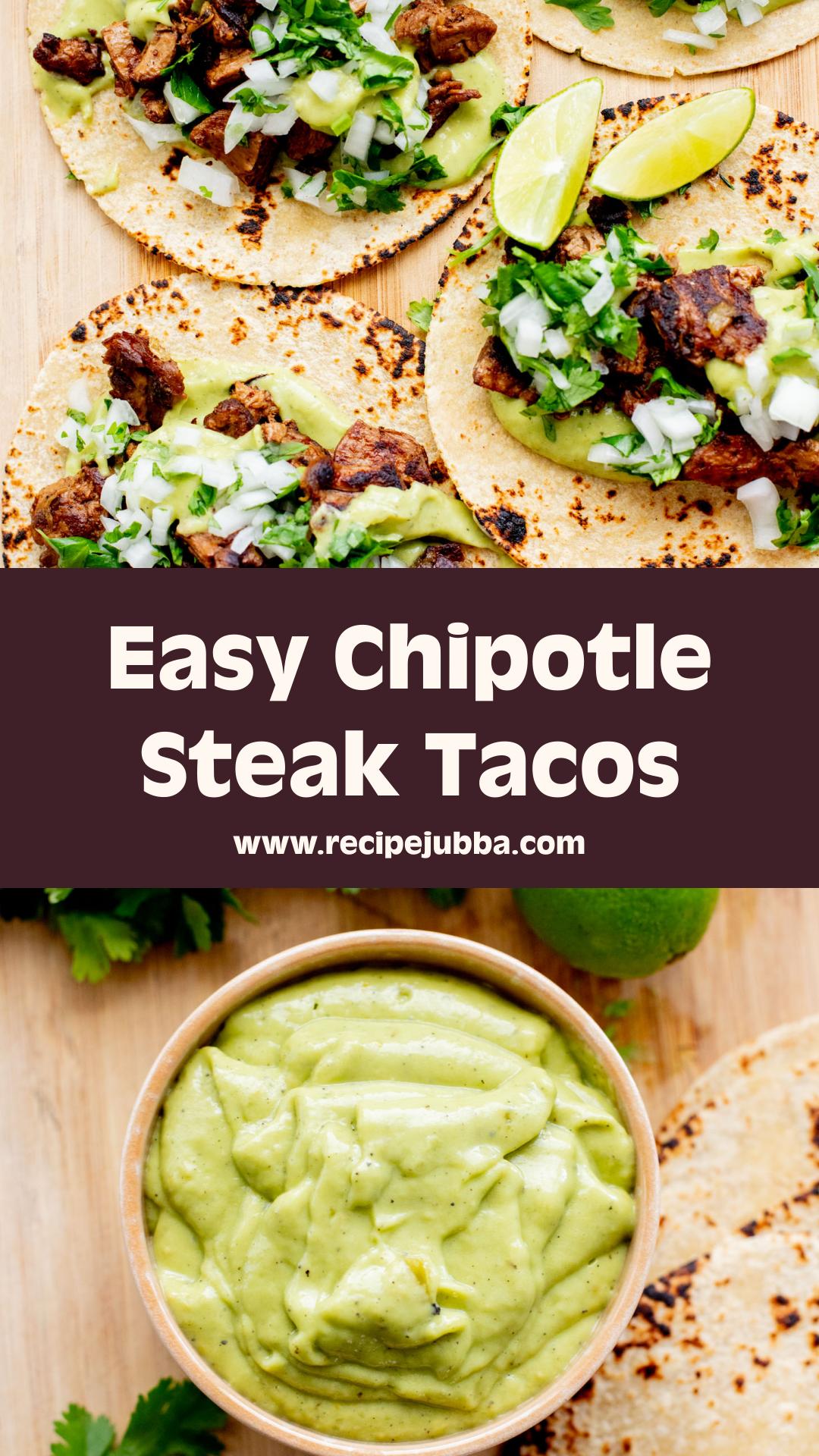 Chipotle Steak Tacos: Quick Vegan Fiesta with Avocado Salsa — pin 2