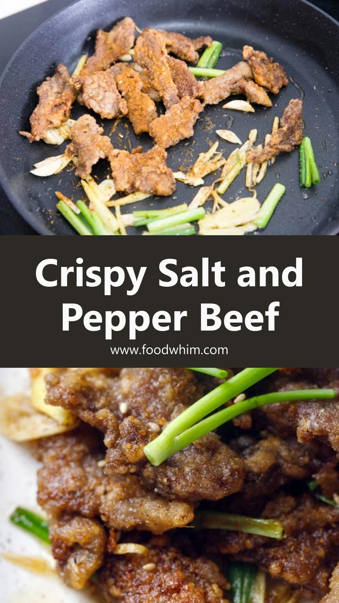 Salt and Pepper Crispy Beef with Shallow-Fried Golden Crust — pin 3