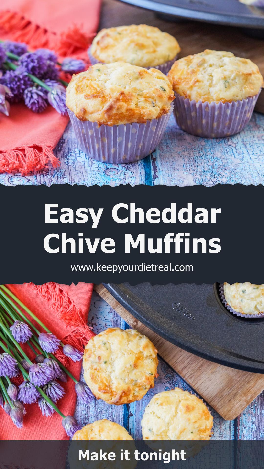Cheddar Chive Mini Cornbread Muffins — pin 6