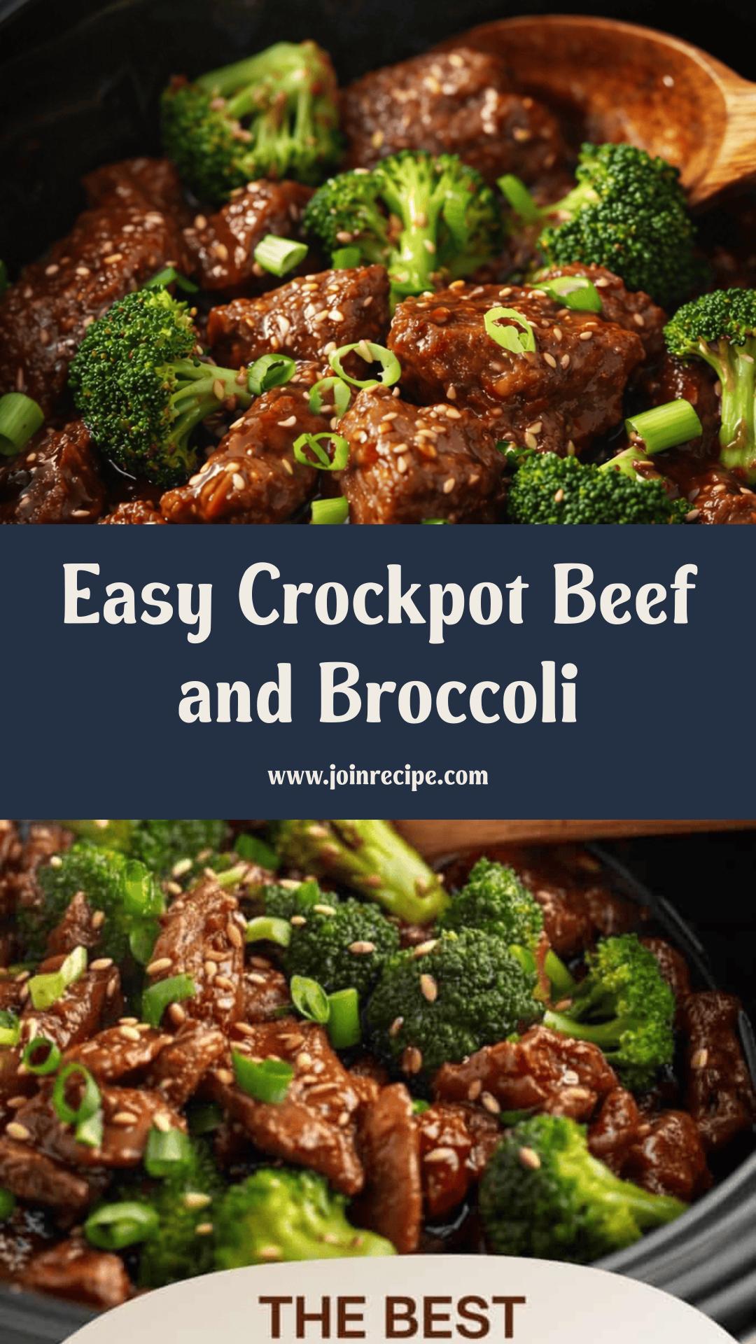 Better Than Takeout Crockpot Beef and Broccoli: Easy Weeknight Comfort Food — pin 2