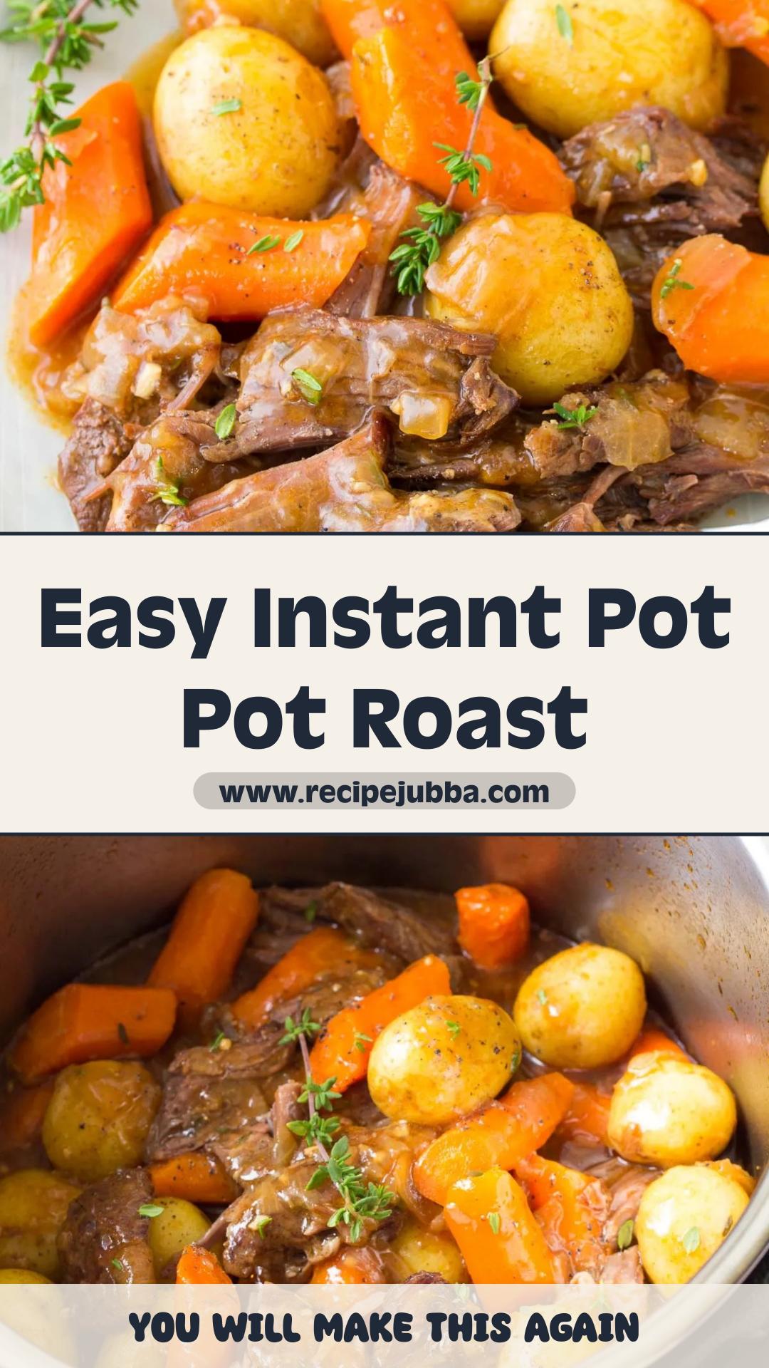 Instant Pot Pot Roast with Tender Chuck Roast and Savory Gravy — pin 4