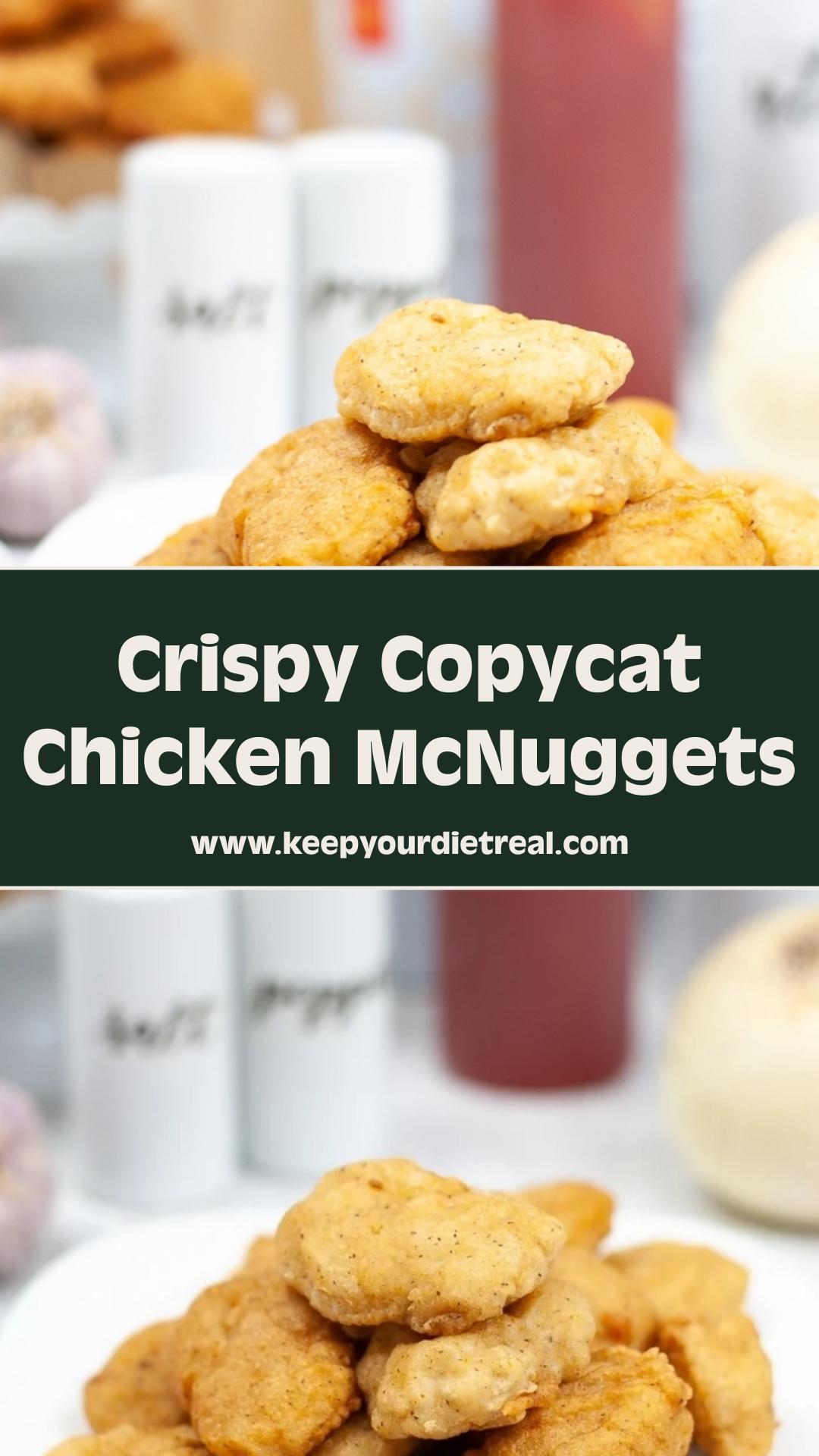 Copycat McDonald’s Chicken McNuggets with Crisp Double-Fried Batter — pin 2