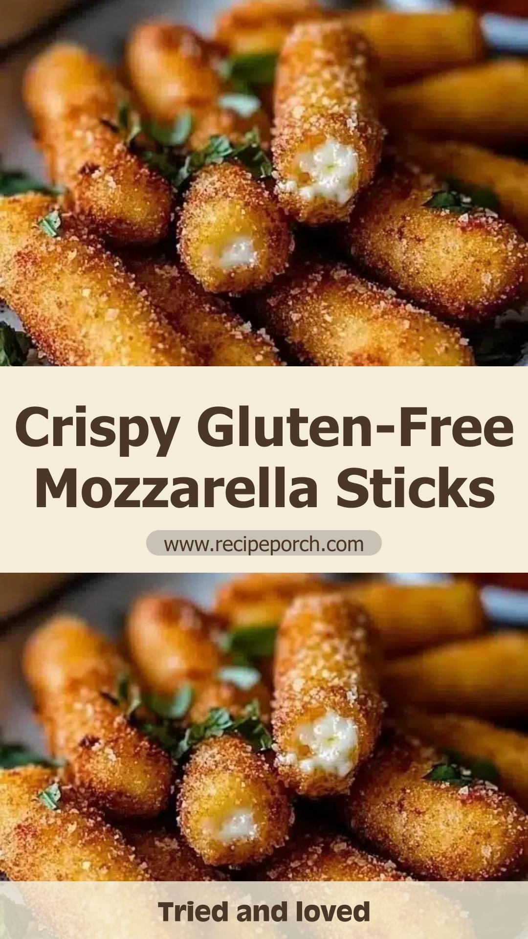 Gluten-Free Mozzarella Sticks with Crispy Seasoned Breadcrumbs — pin 2