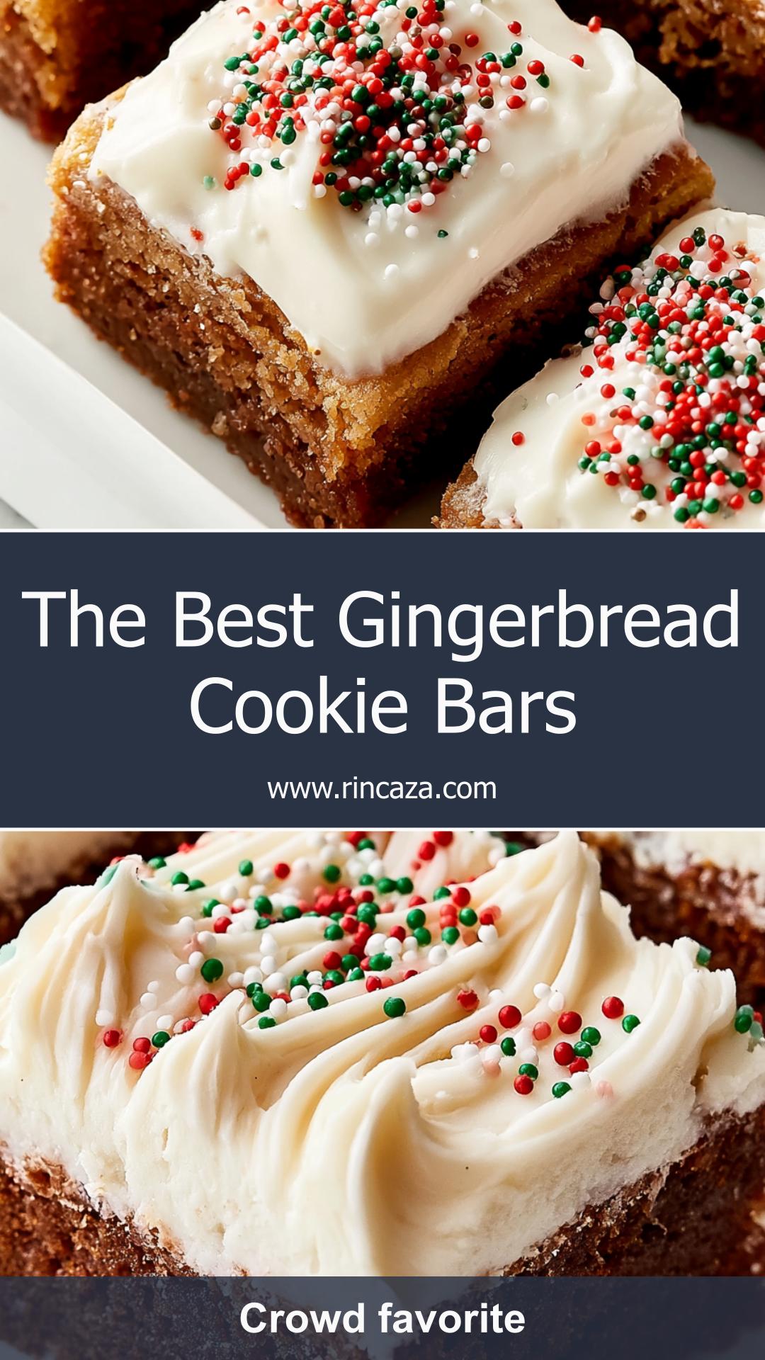 Soft Gingerbread Cookie Bars with Cream Cheese Icing — pin 3