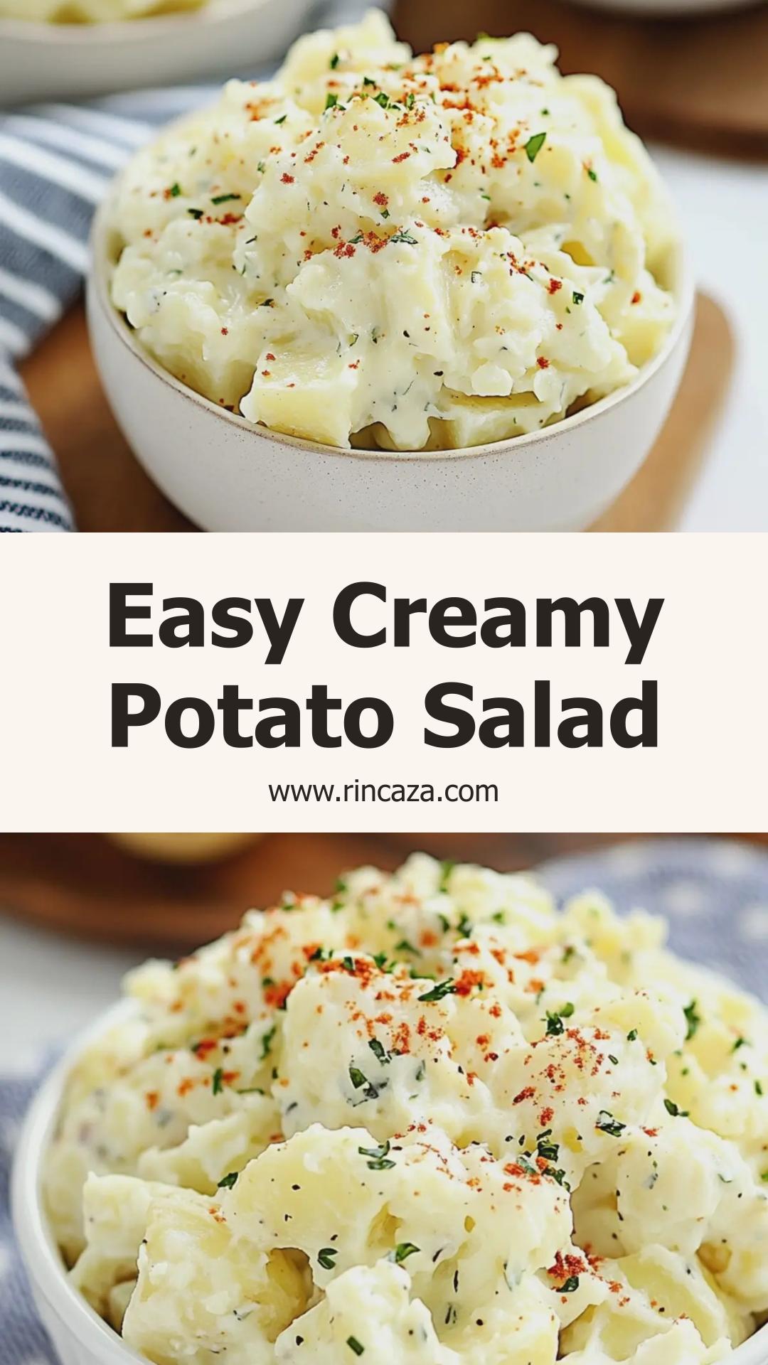 Old Fashioned Potato Salad: Easy and Creamy Classic Side Dish — pin 4
