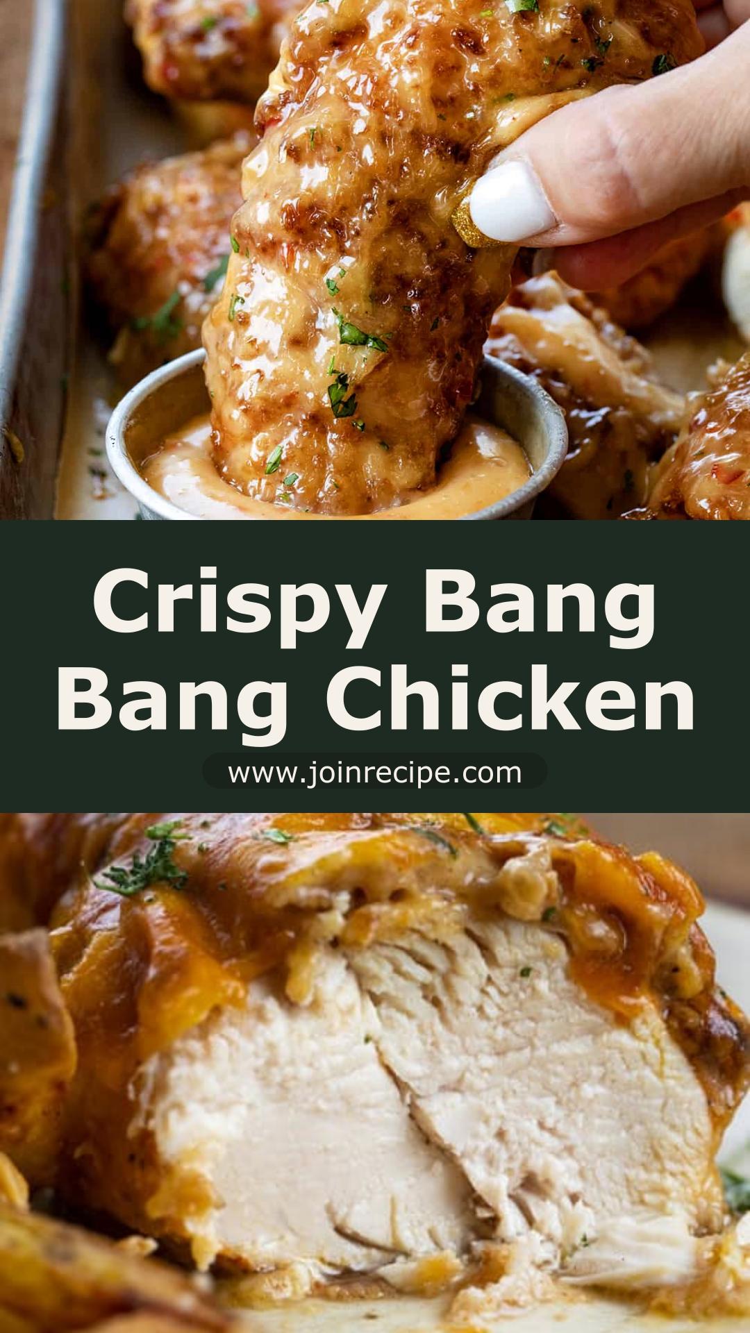 Bang Bang Chicken with Crispy Panko Crust and Sweet-Spicy Sauce — pin 2