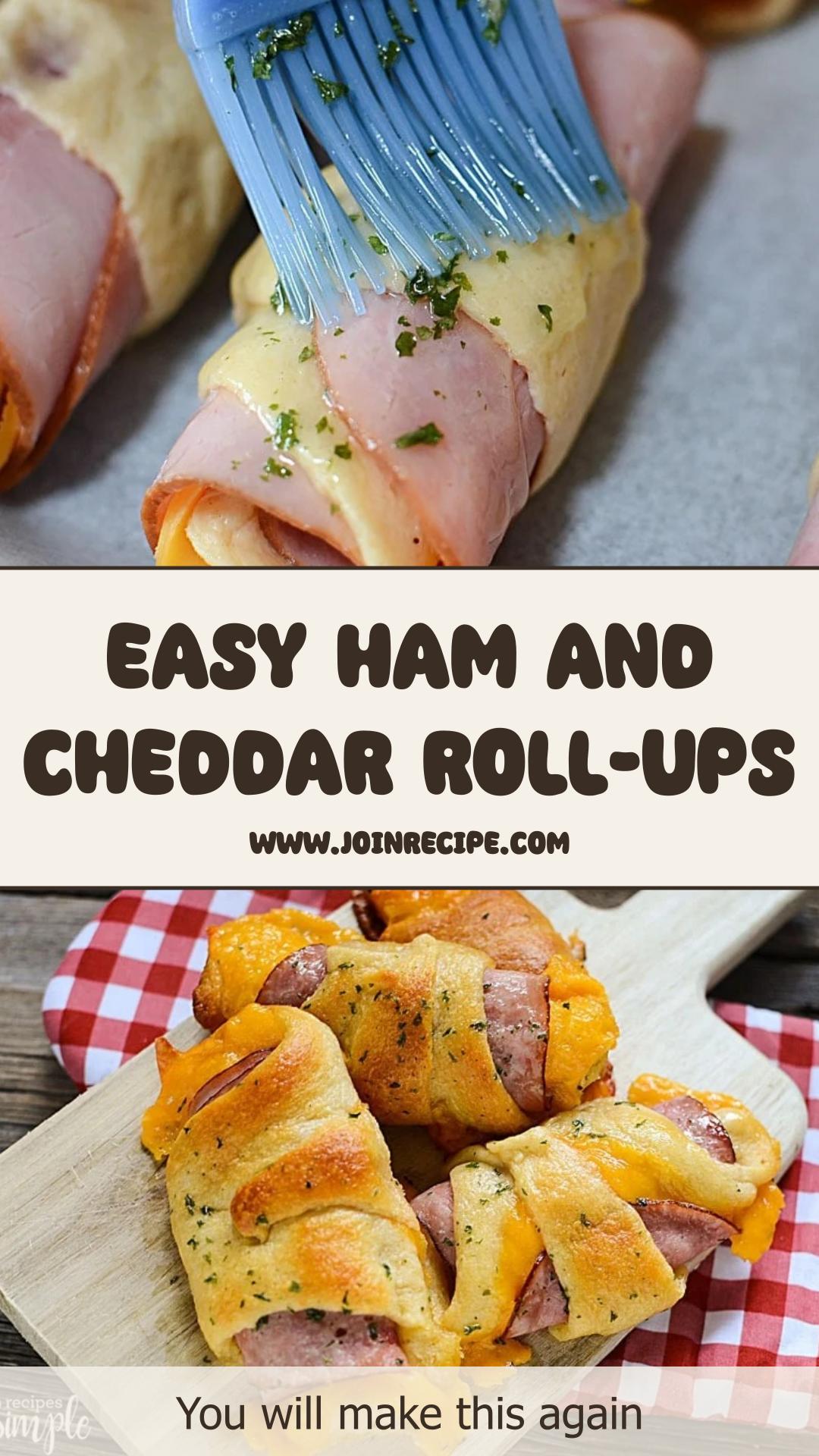Ham and Cheddar Crescent Roll-Ups with Golden Garlic-Parsley Tops — pin 2