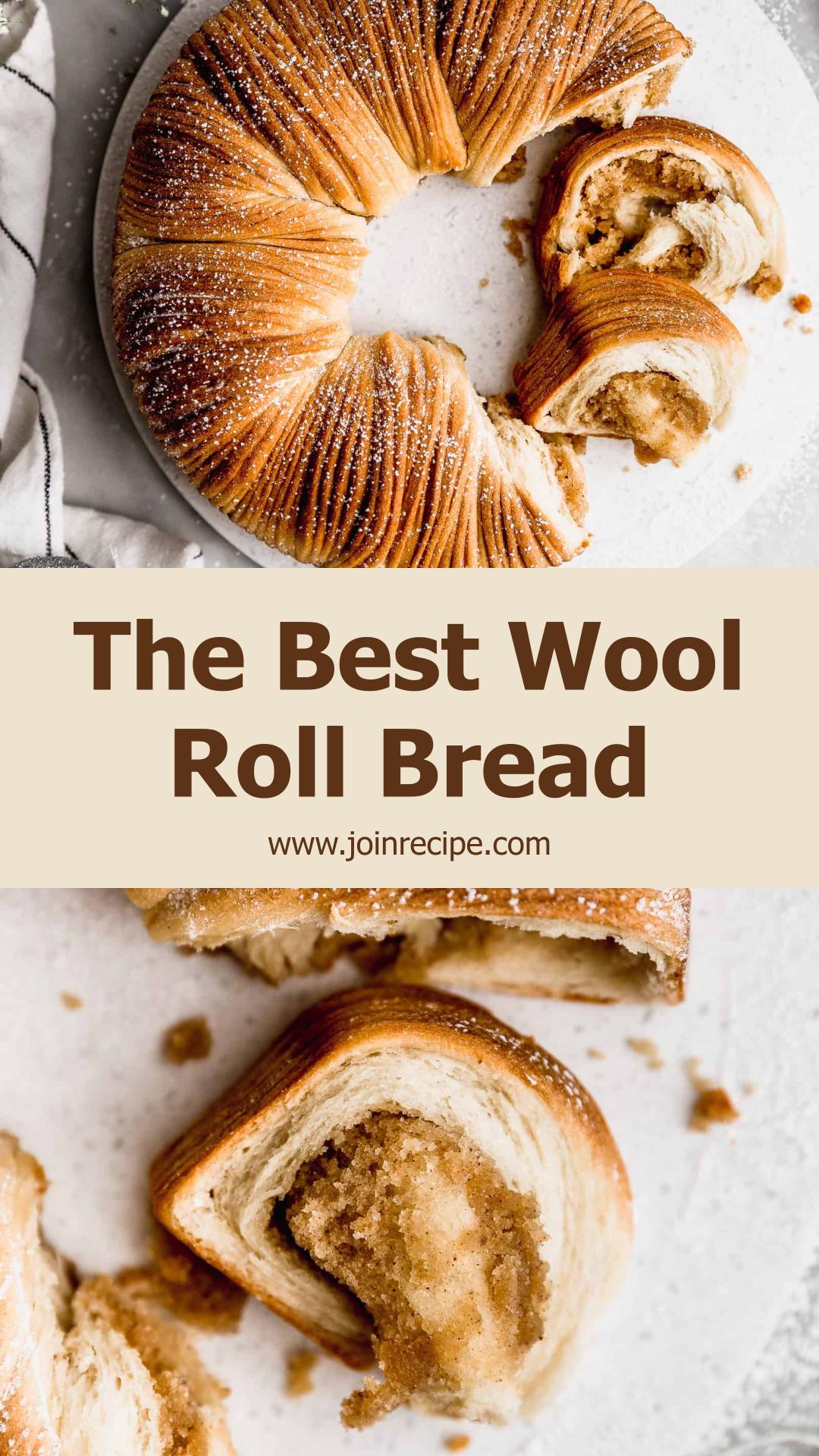 Wool Roll Bread with Almond Filling — pin 2
