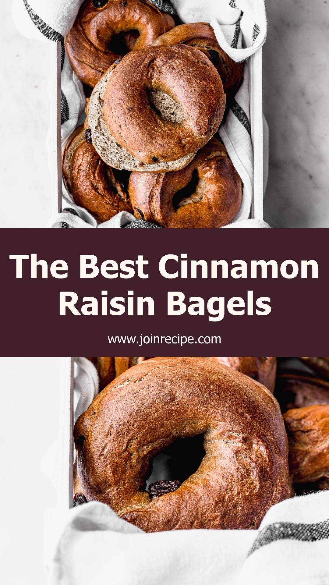 Cinnamon Raisin Bagels — pin 2