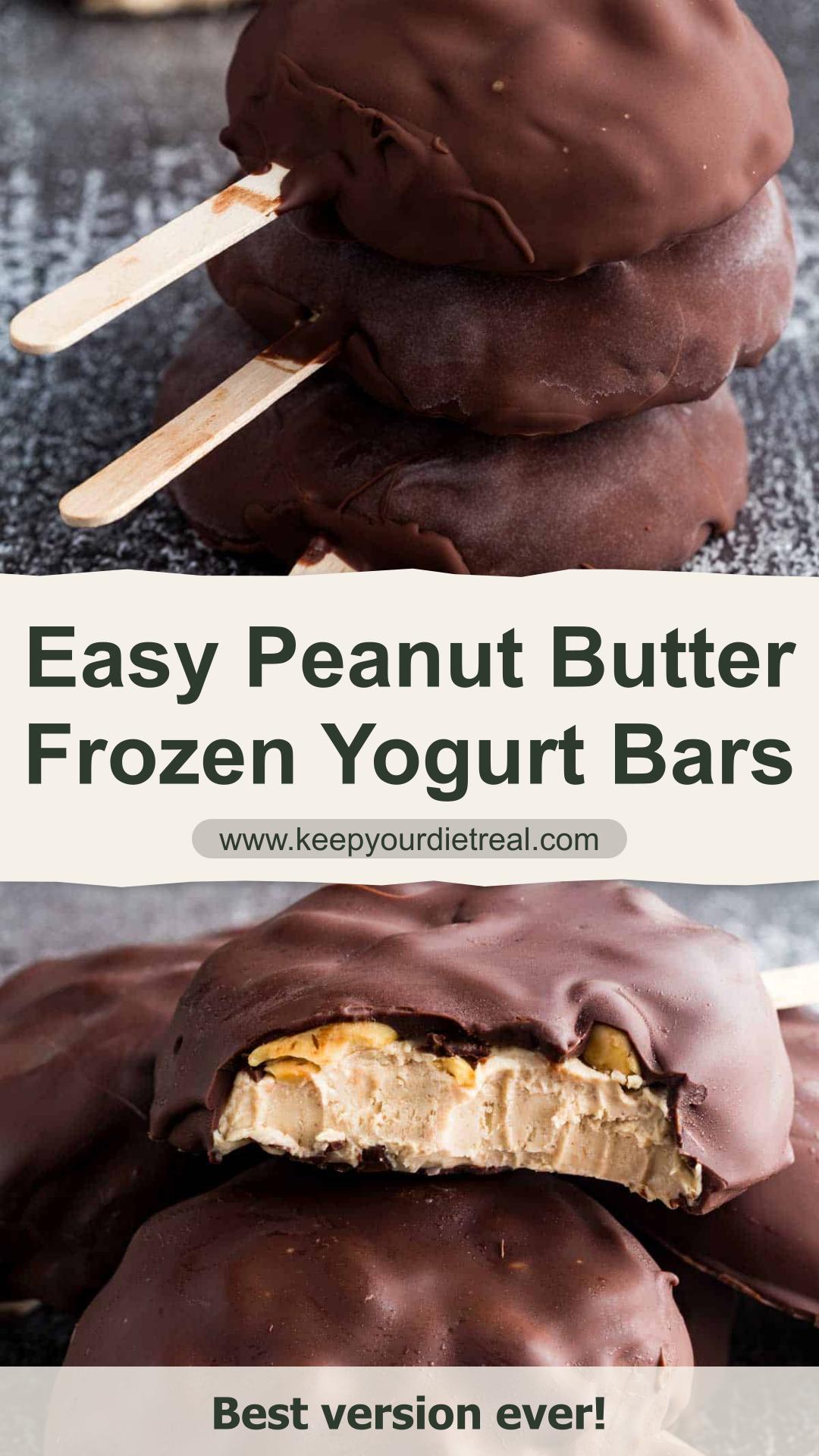 Frozen Chocolate Peanut Butter Banana Greek Yogurt Pops — pin 2